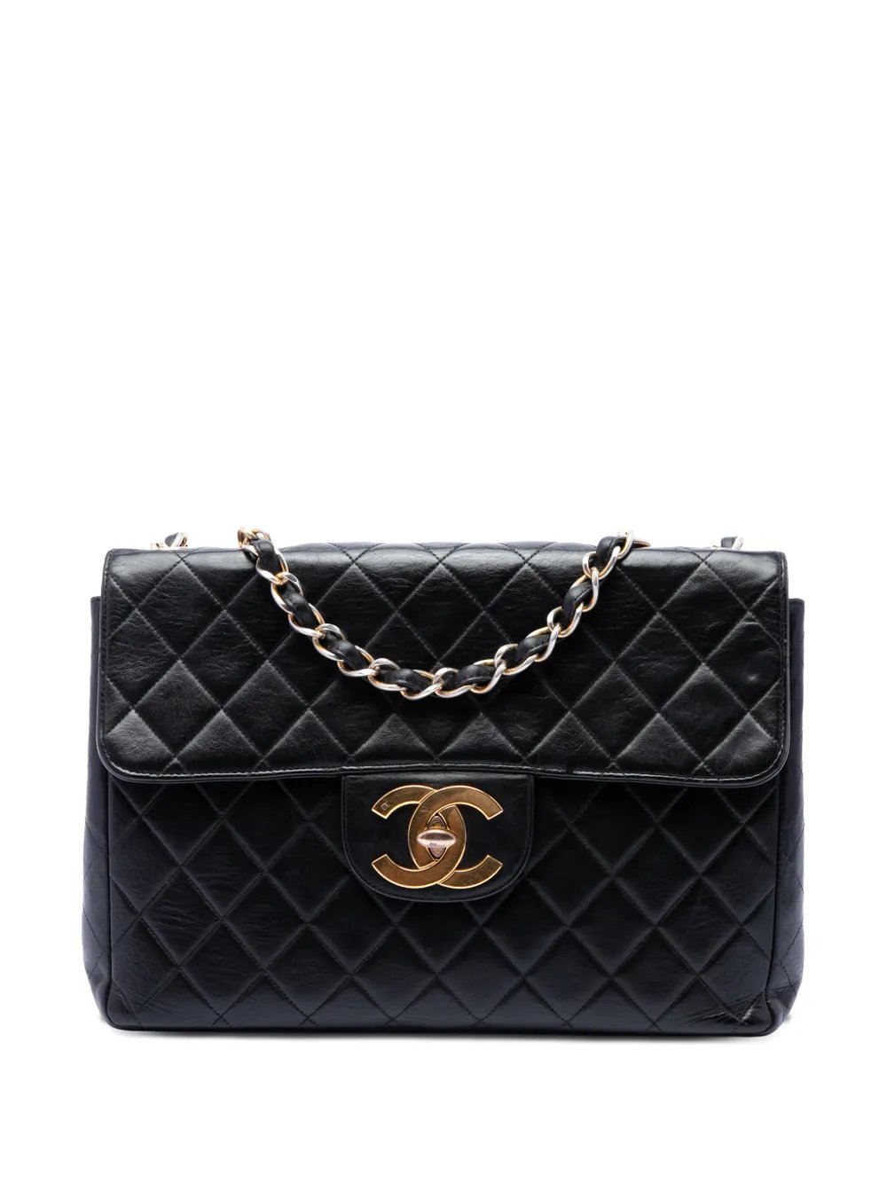 1996-1997 Jumbo XL Classic Lambskin Single Flap shoulder bag