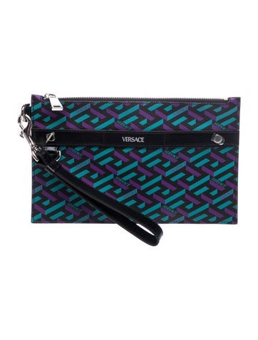 Versace Leather Clutch