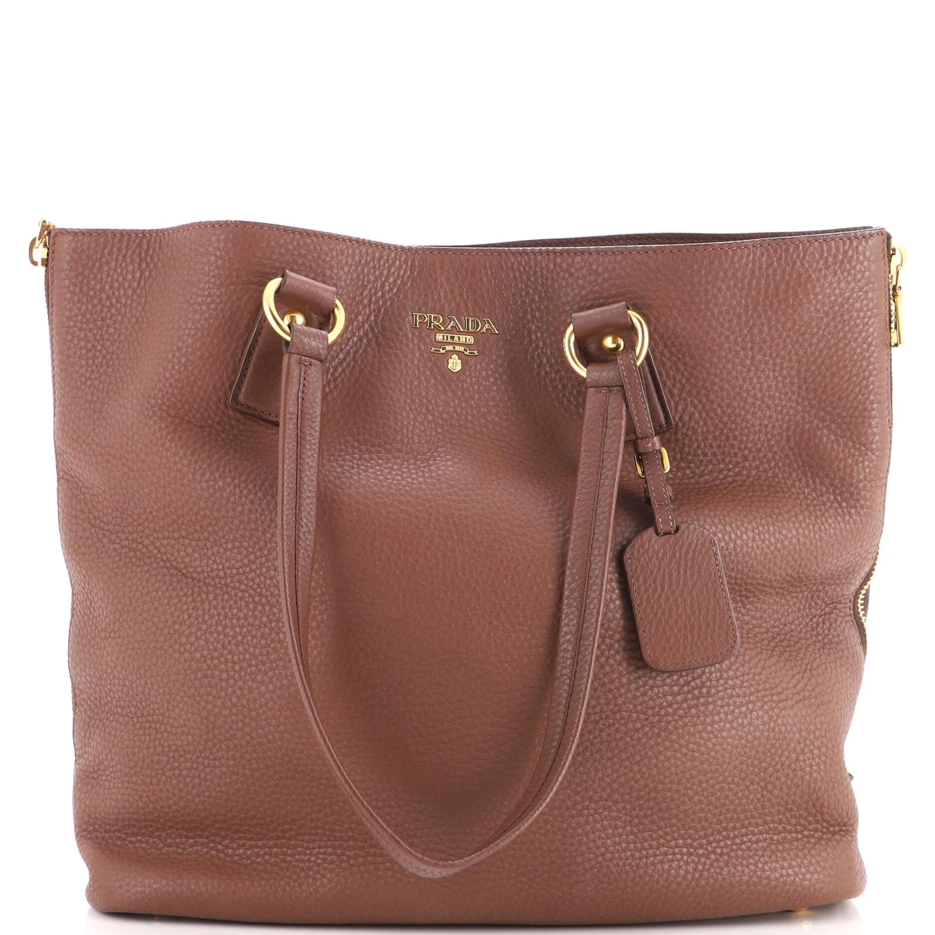 Leather tote