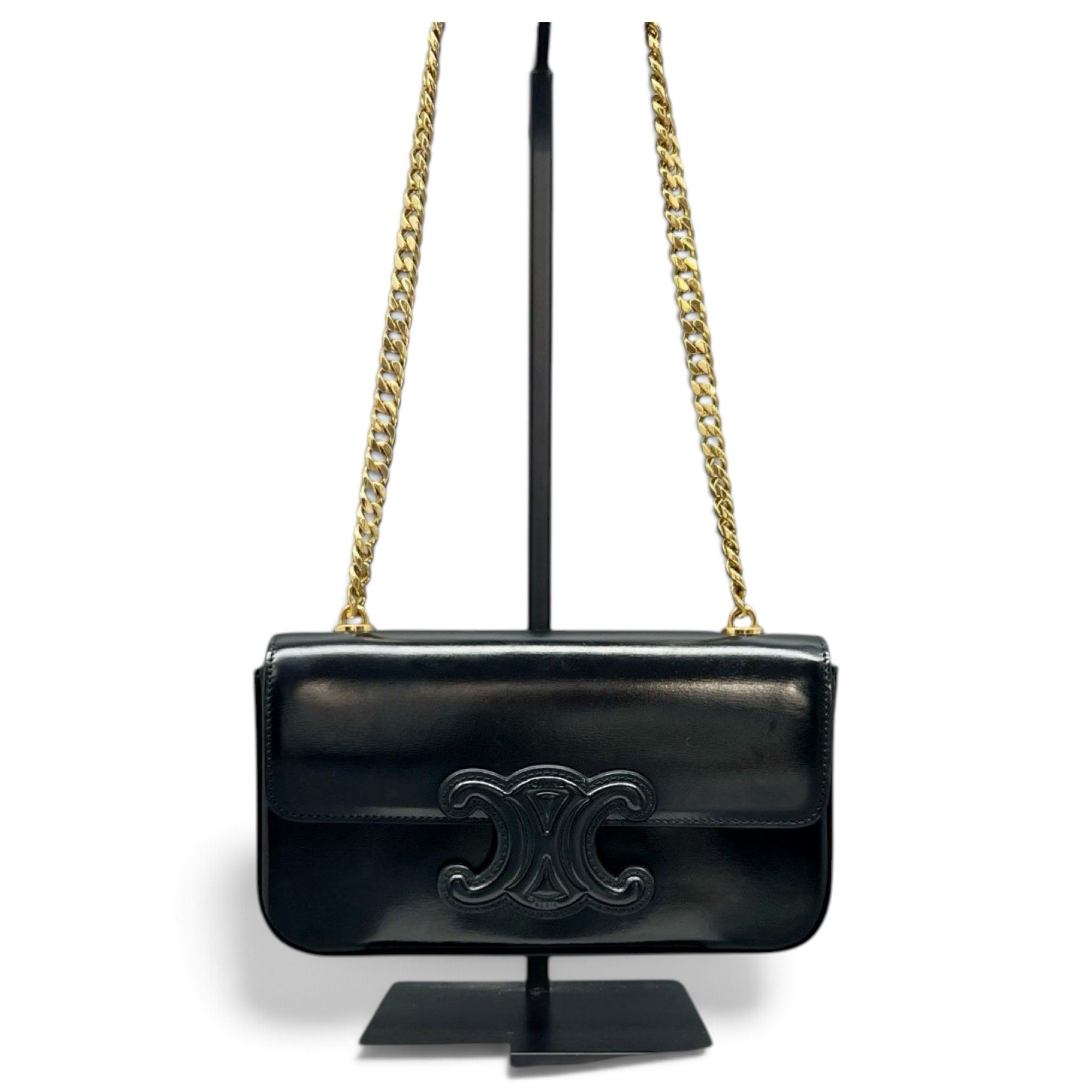 Triomphe leather handbag