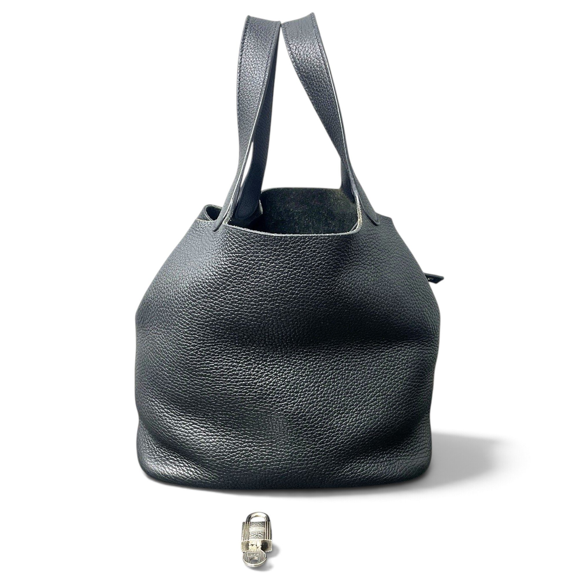 Picotin leather handbag