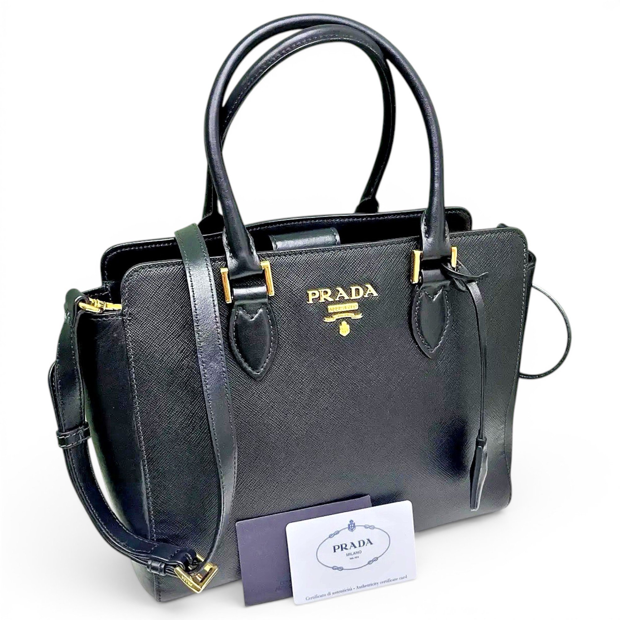 Galleria leather handbag