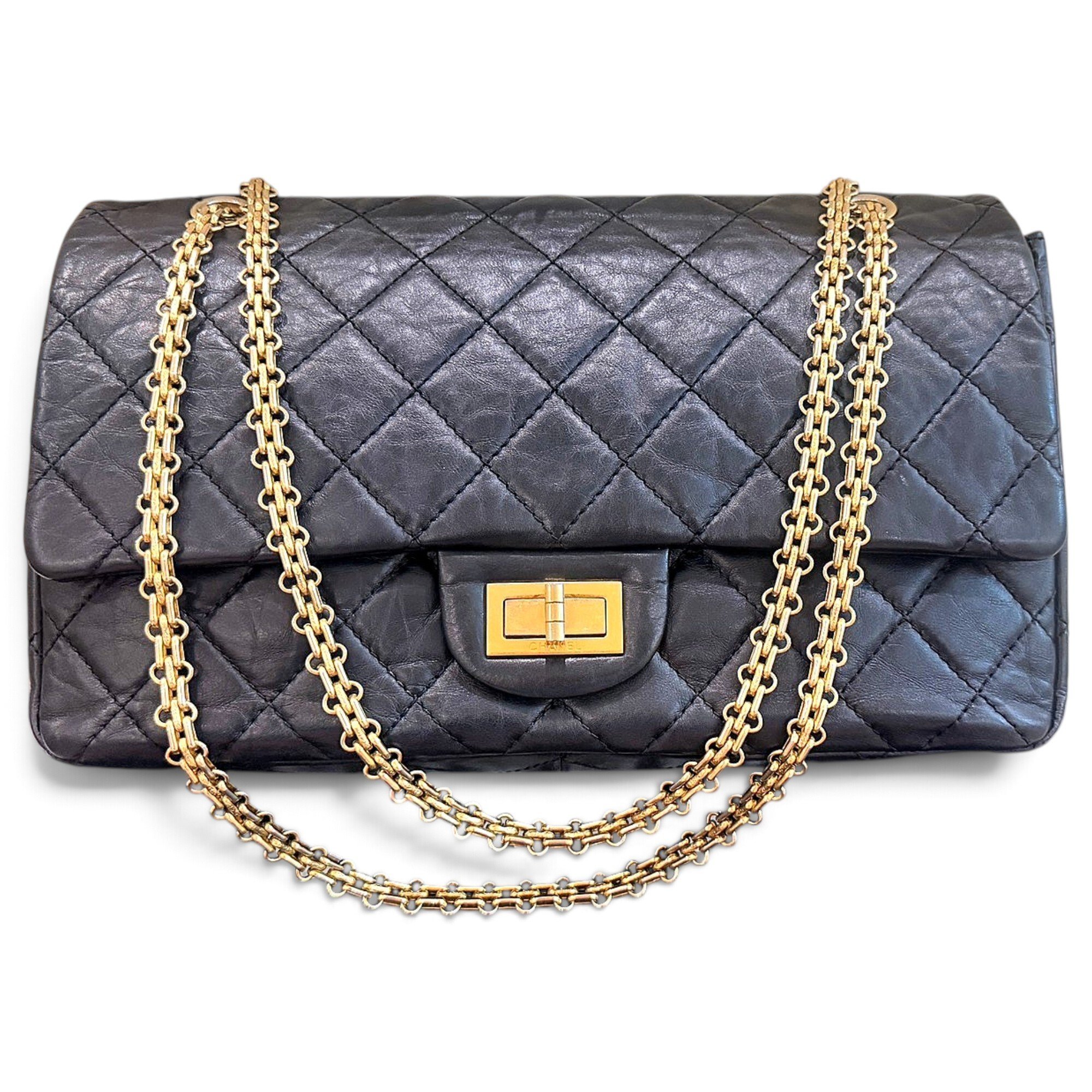 2.55 leather handbag