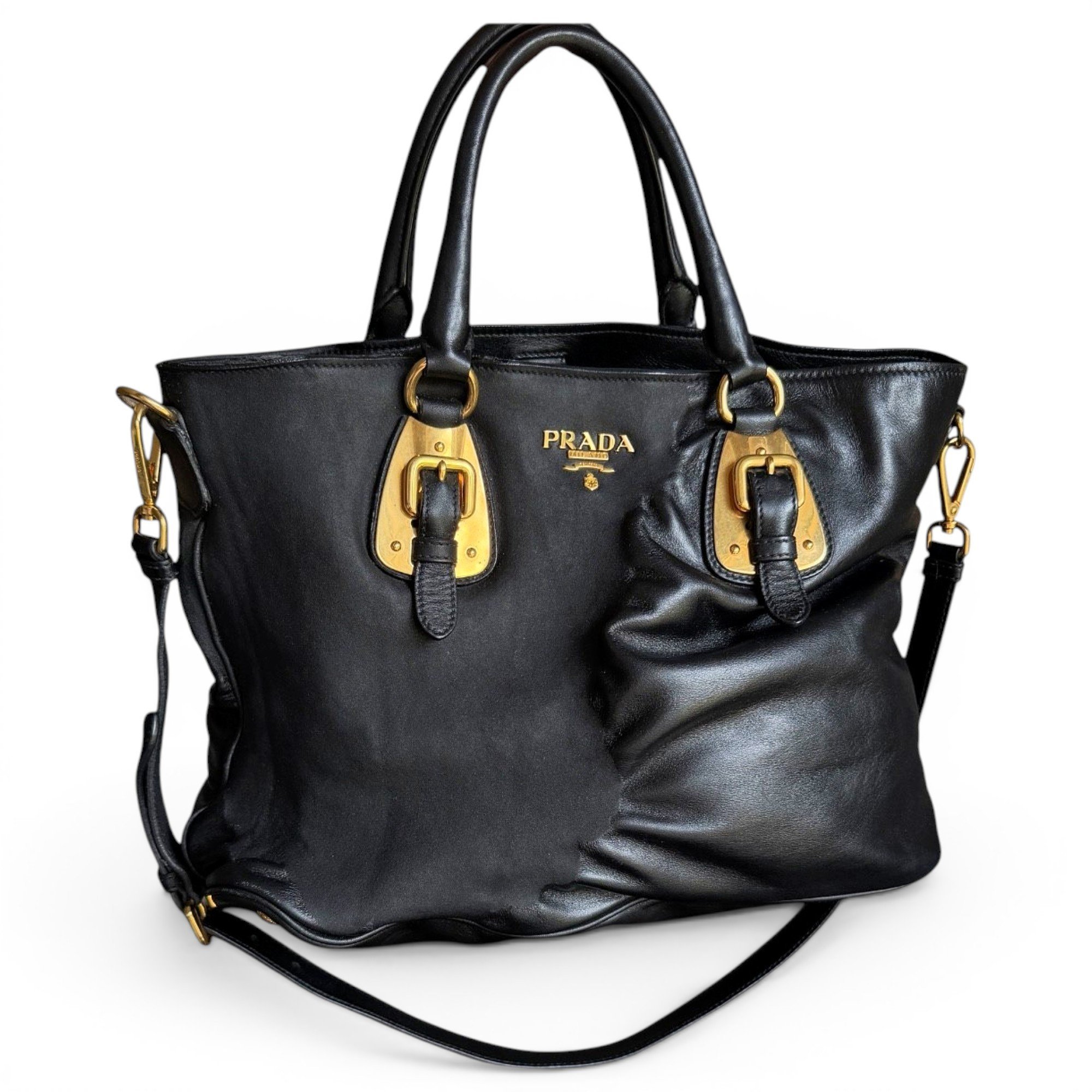 Leather handbag