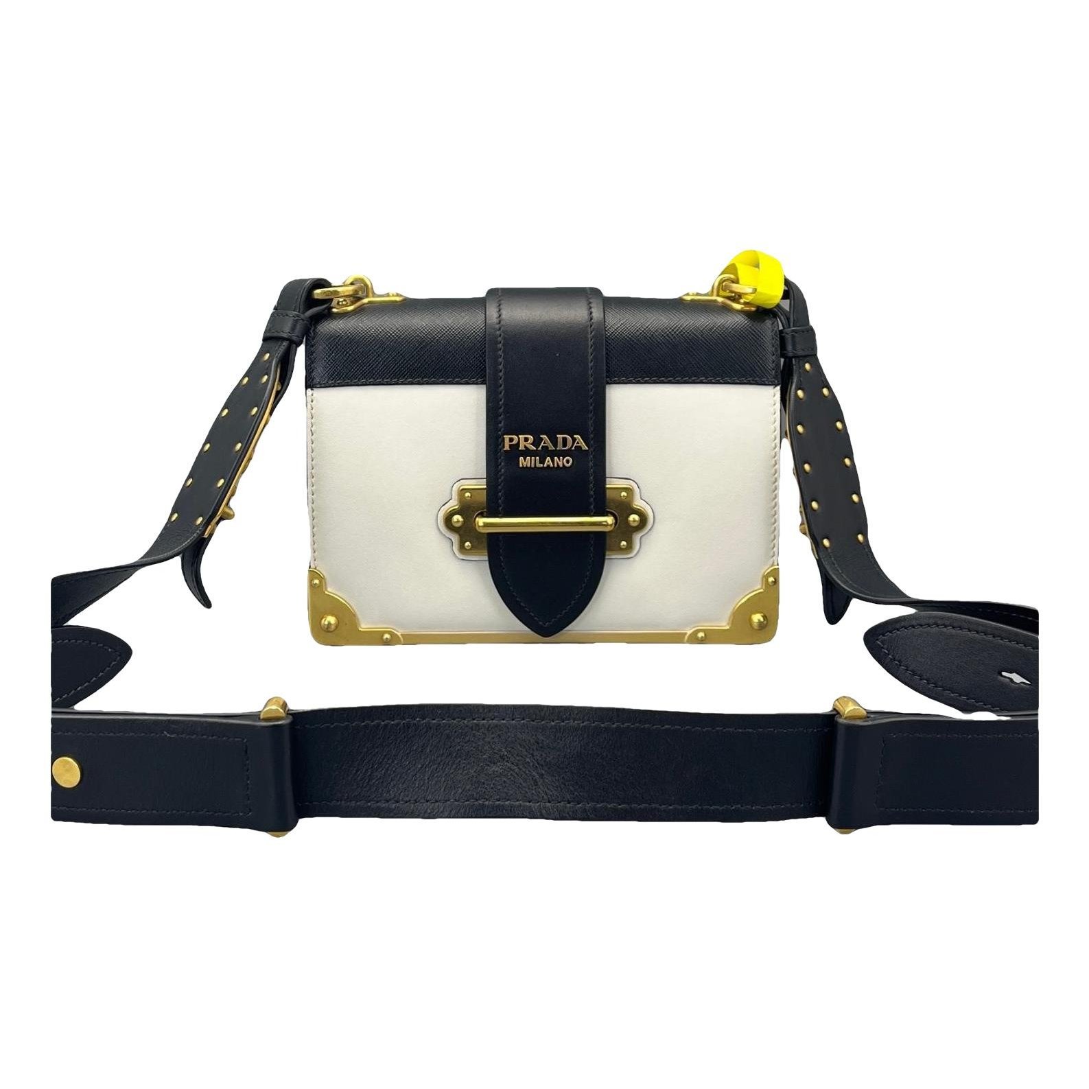 Cahier leather handbag