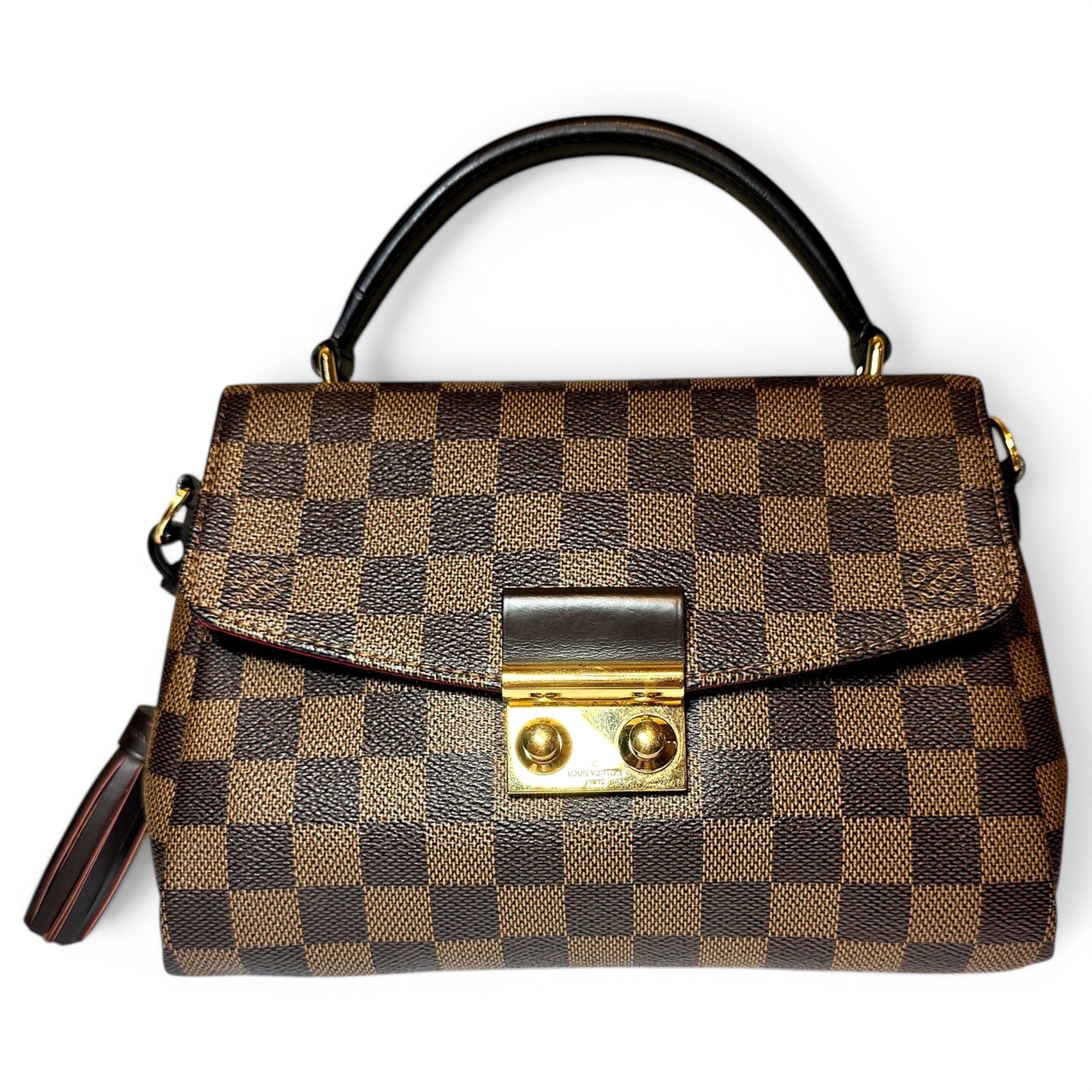 Croisette leather handbag
