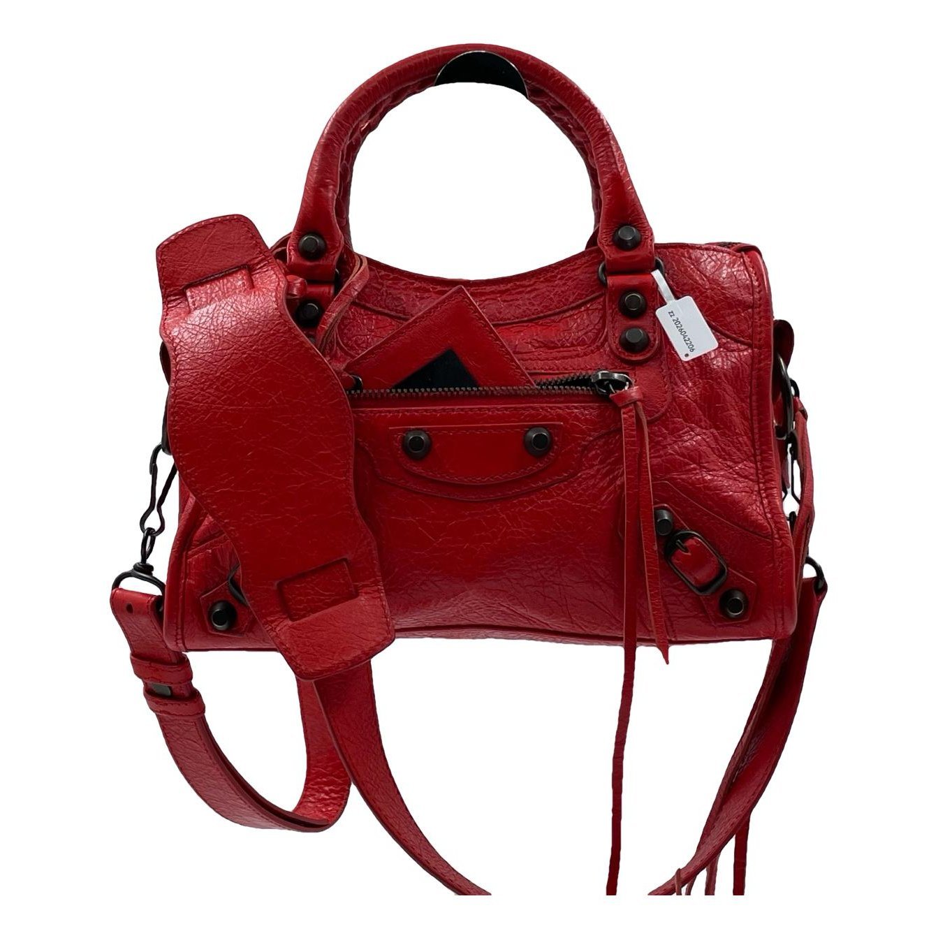 City leather crossbody bag