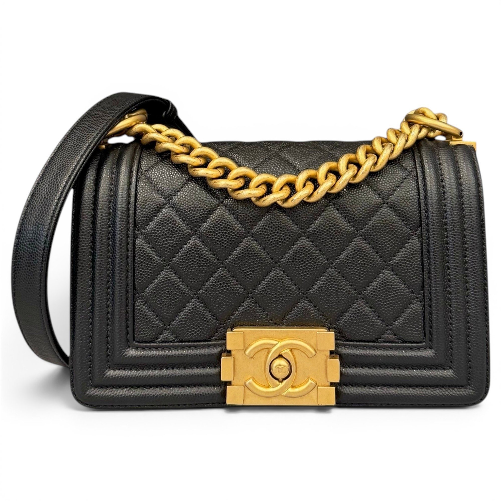 Boy pony-style calfskin handbag