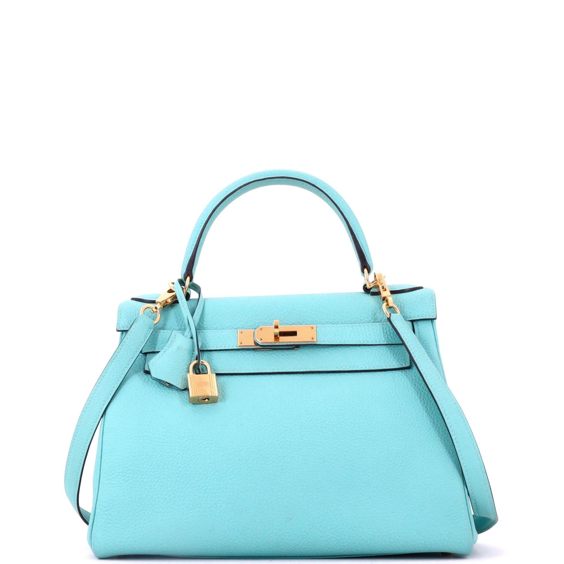 Kelly 28 leather handbag