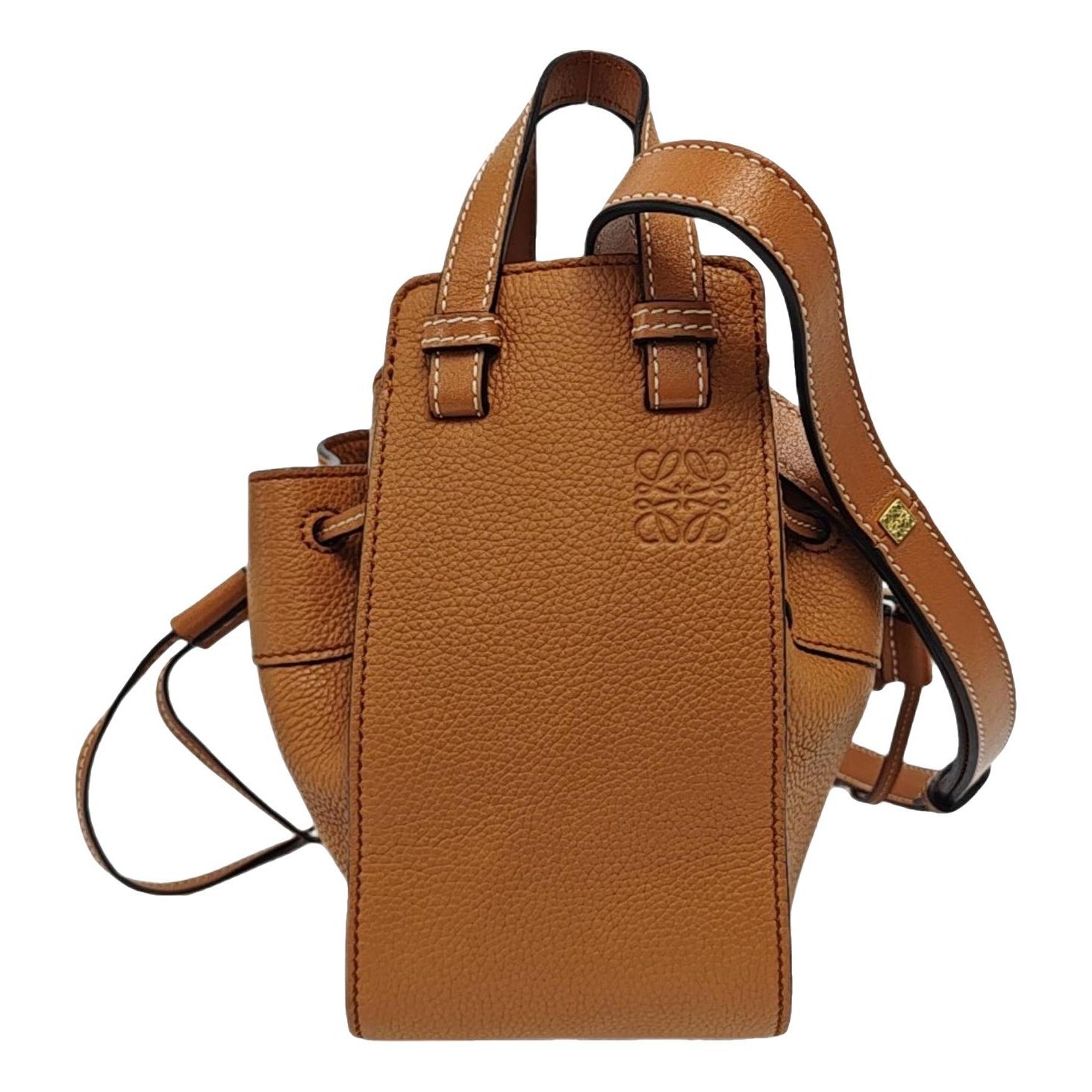 Hammock leather handbag