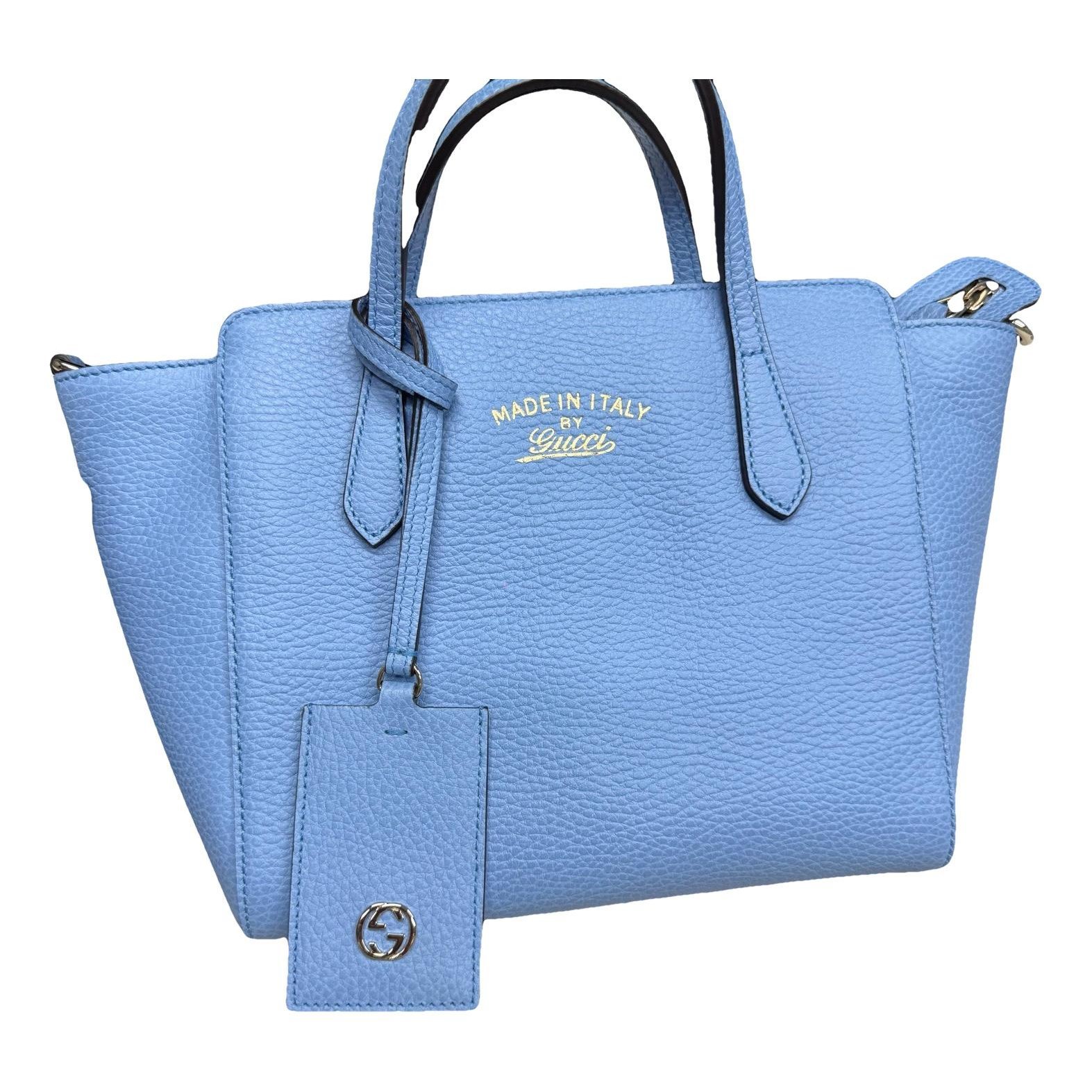 Swing leather handbag