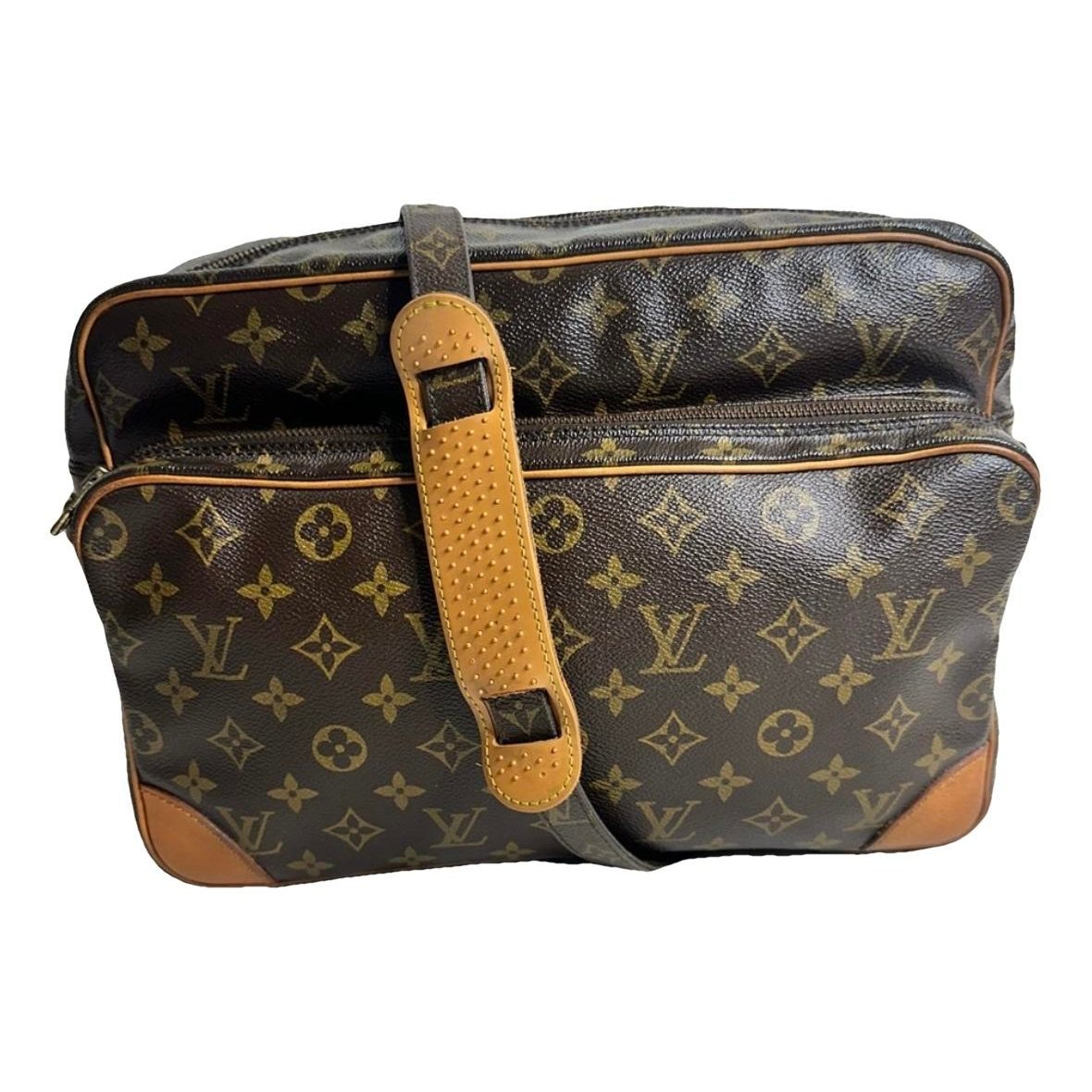Nile leather crossbody bag