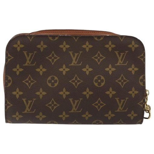 Orsay leather clutch bag