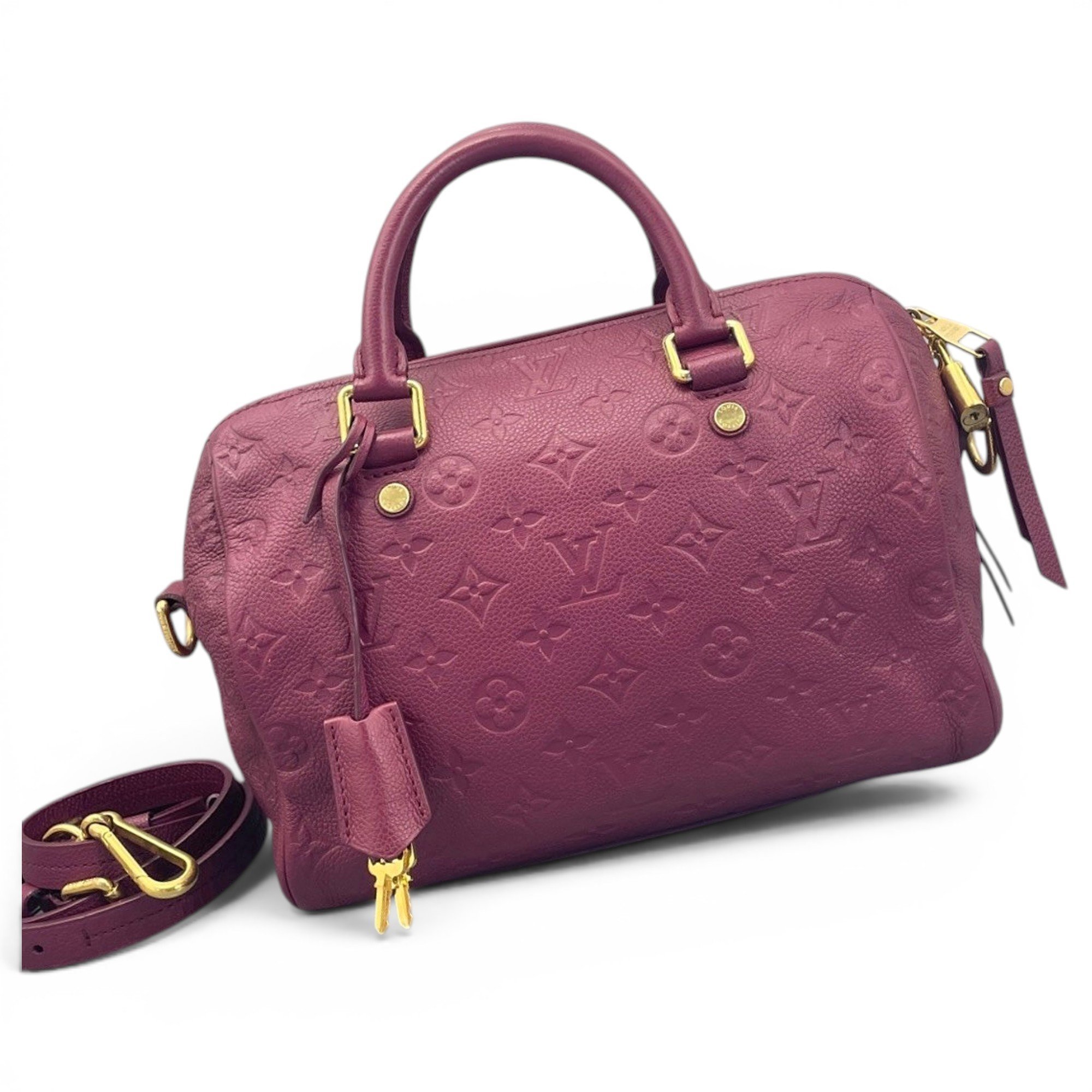 Speedy leather handbag