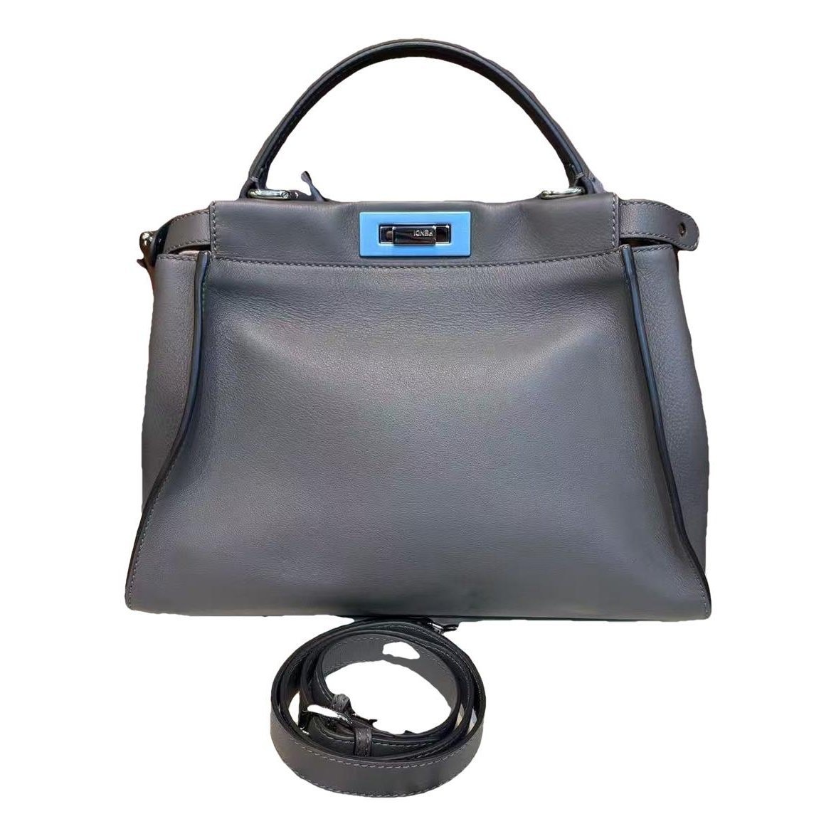 Peekaboo leather handbag
