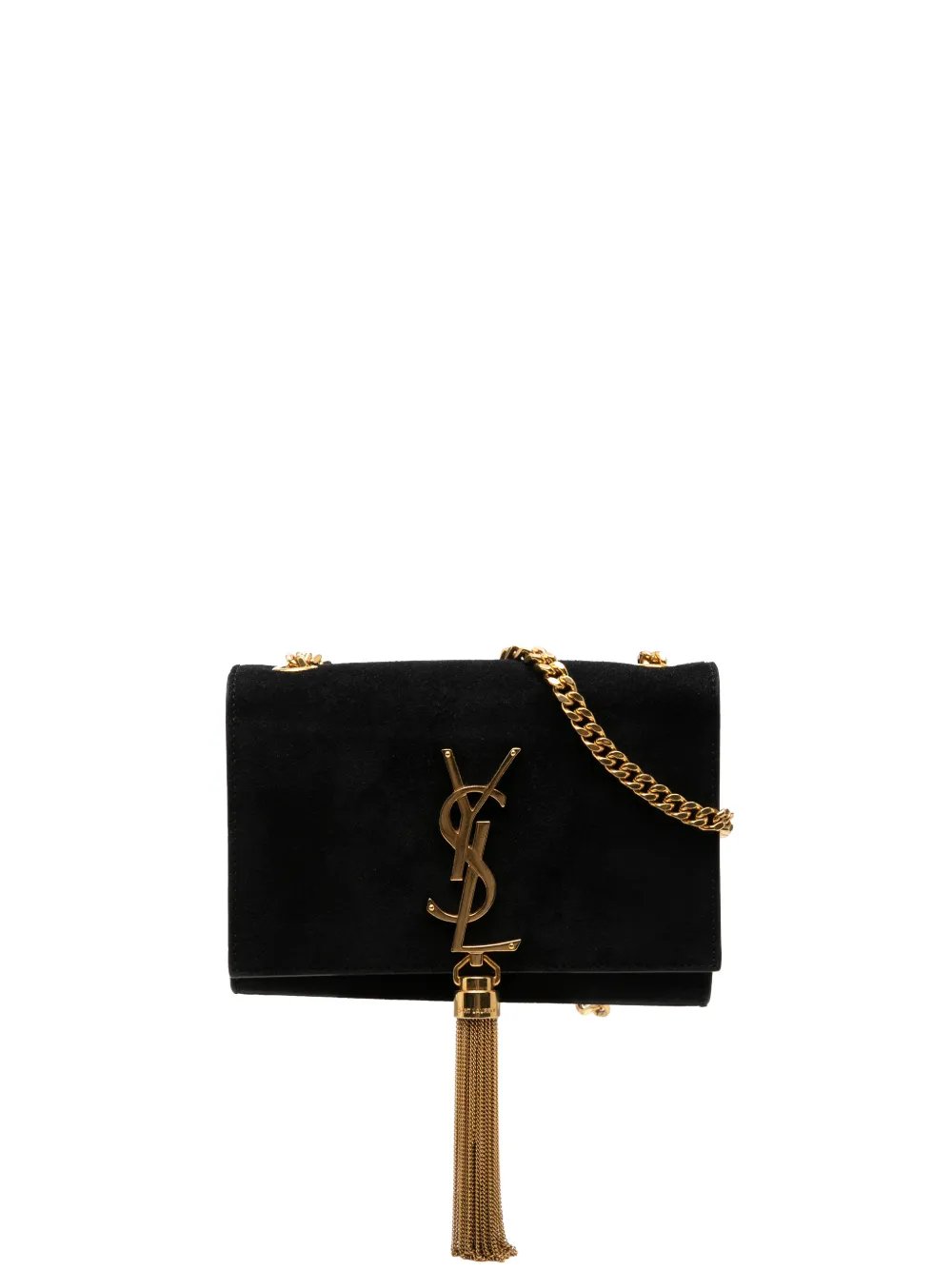 2017 Small Suede Monogram Kate Tassel crossbody bag