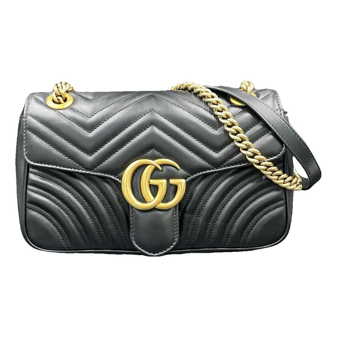 GG Marmont Flap leather crossbody bag