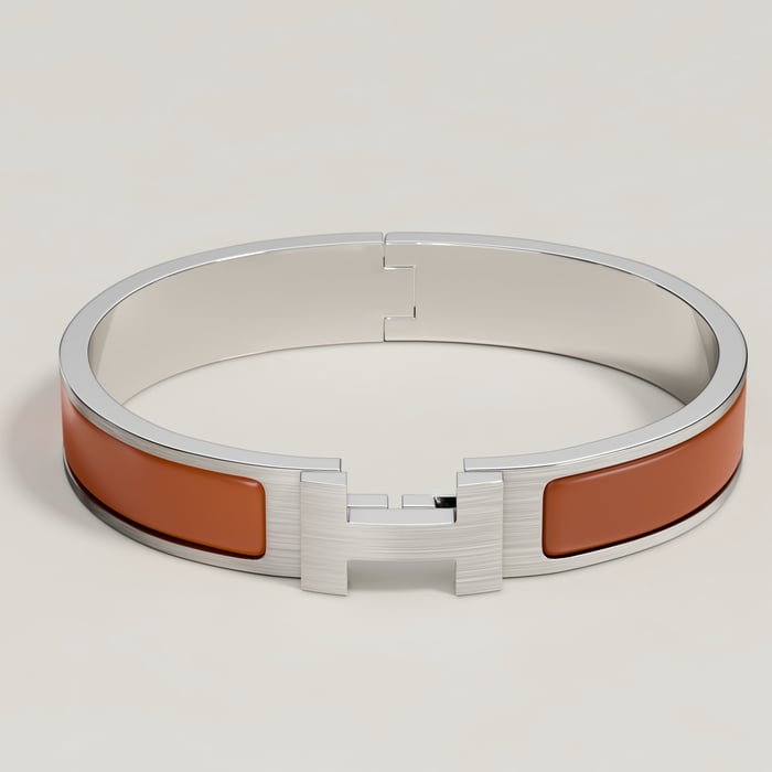Gold Mat Clic Hh Bracelet