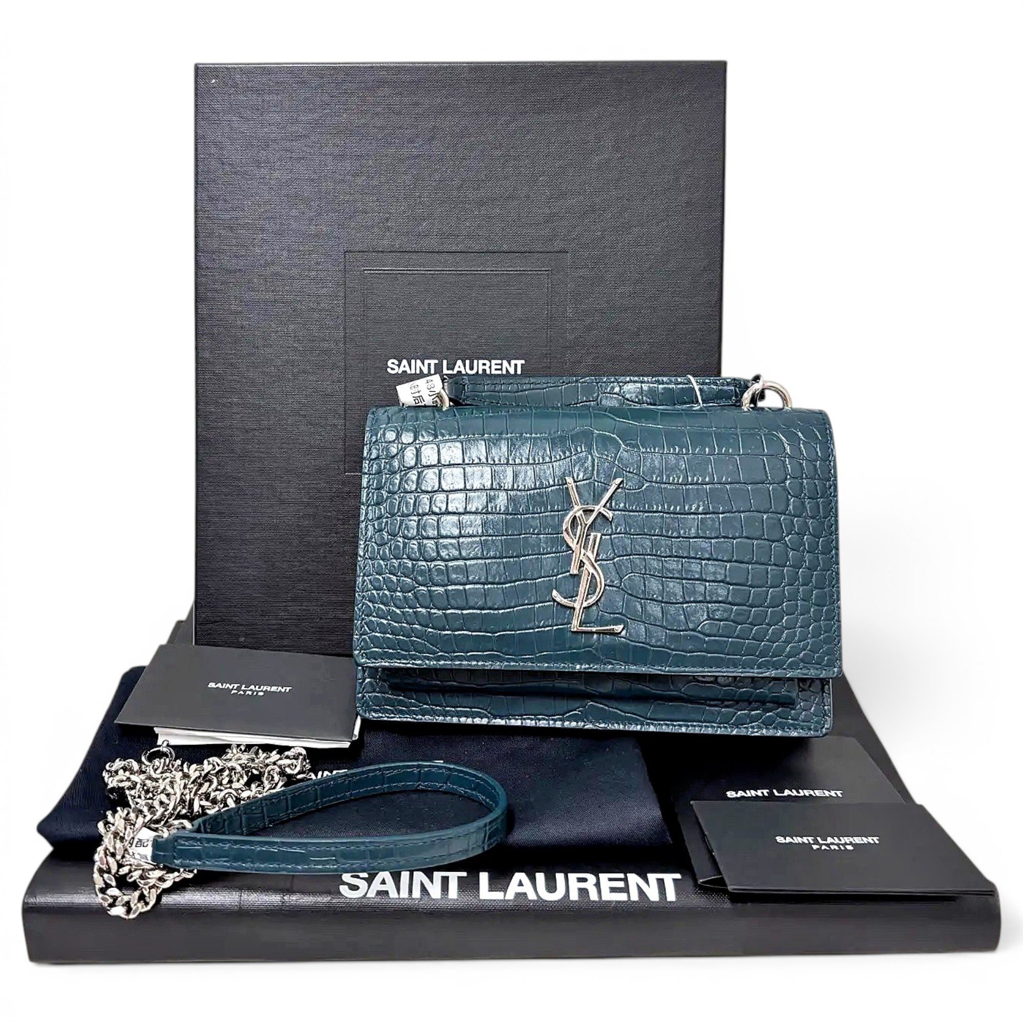 Sunset leather crossbody bag
