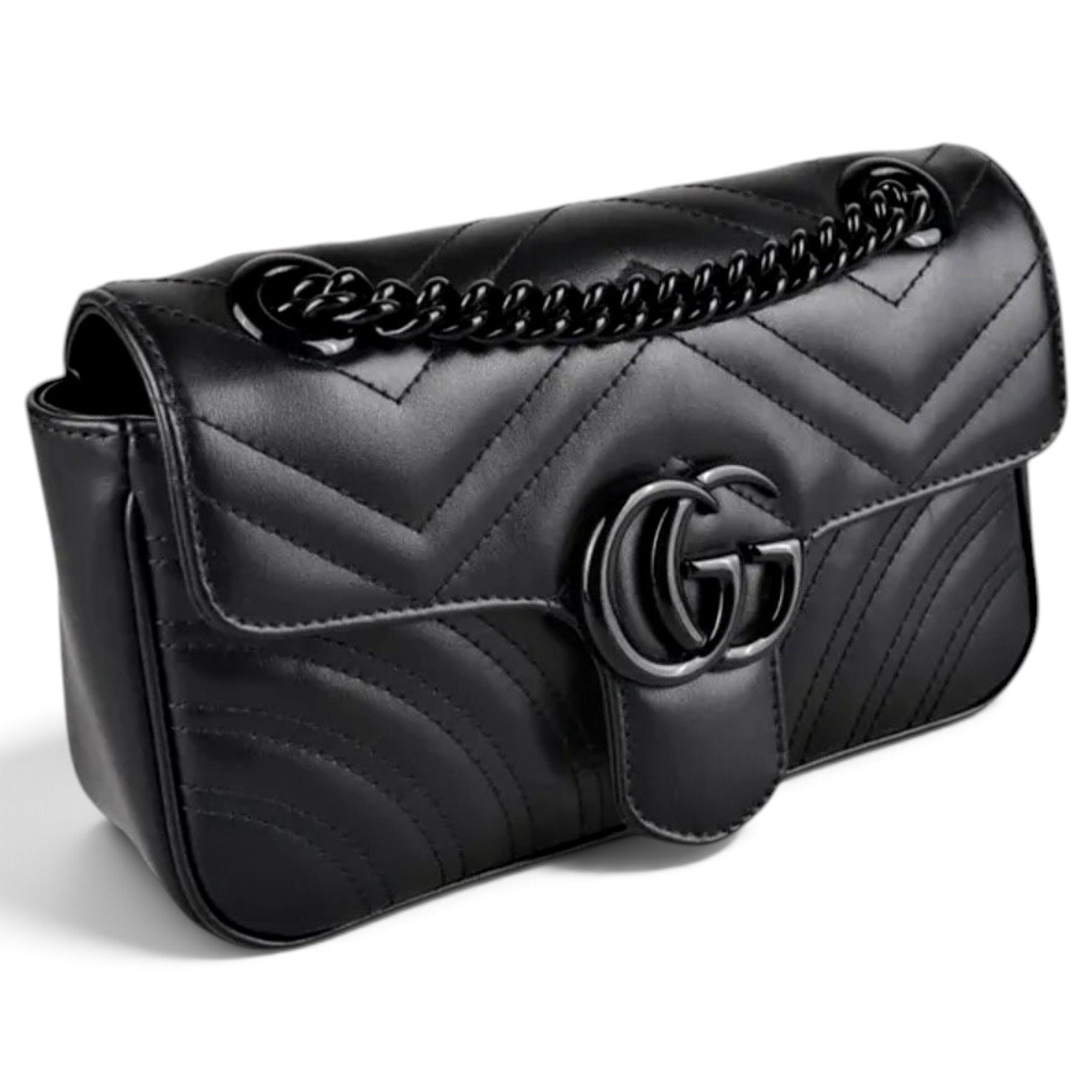 GG Marmont Flap leather crossbody bag