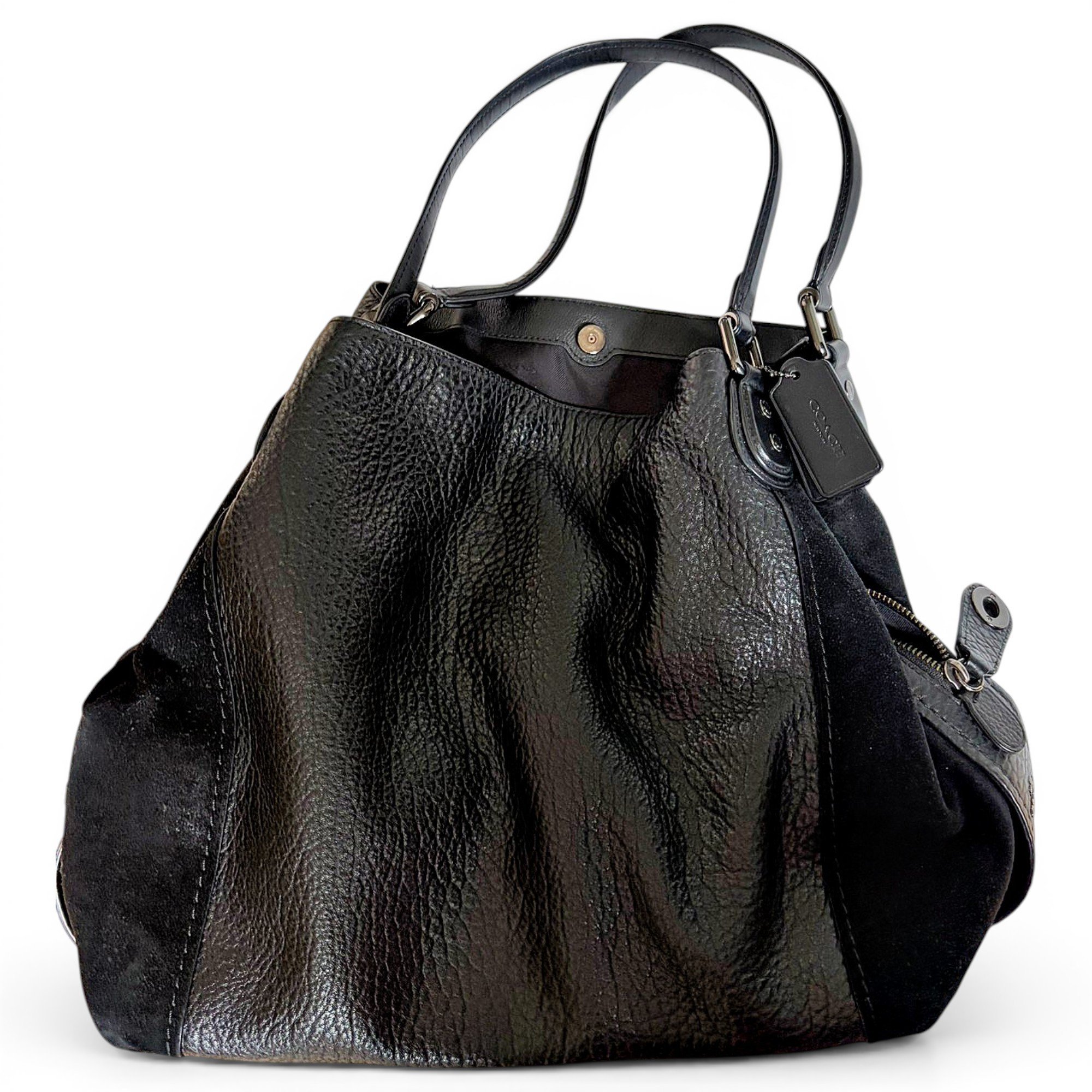 Edie leather handbag