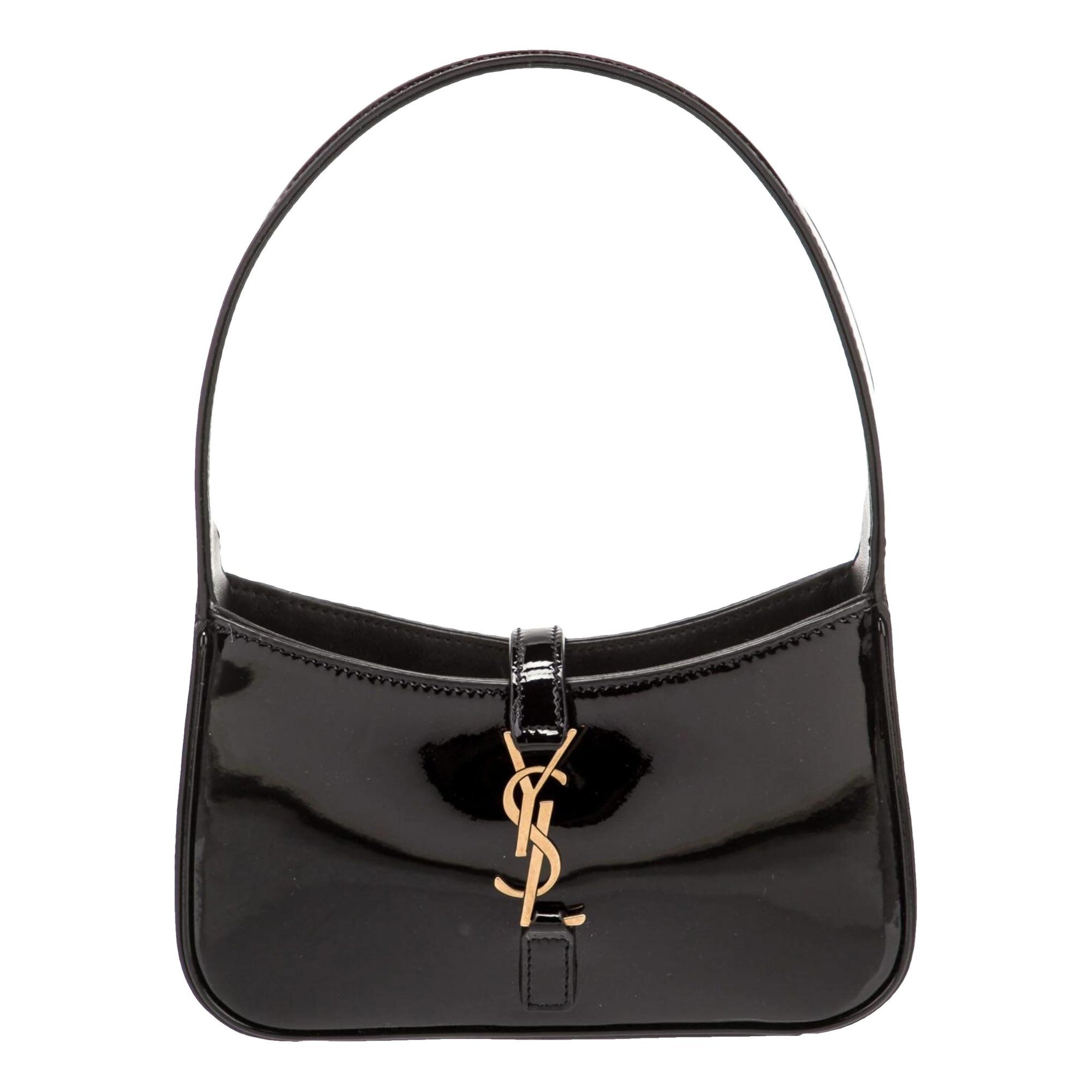 Patent leather handbag