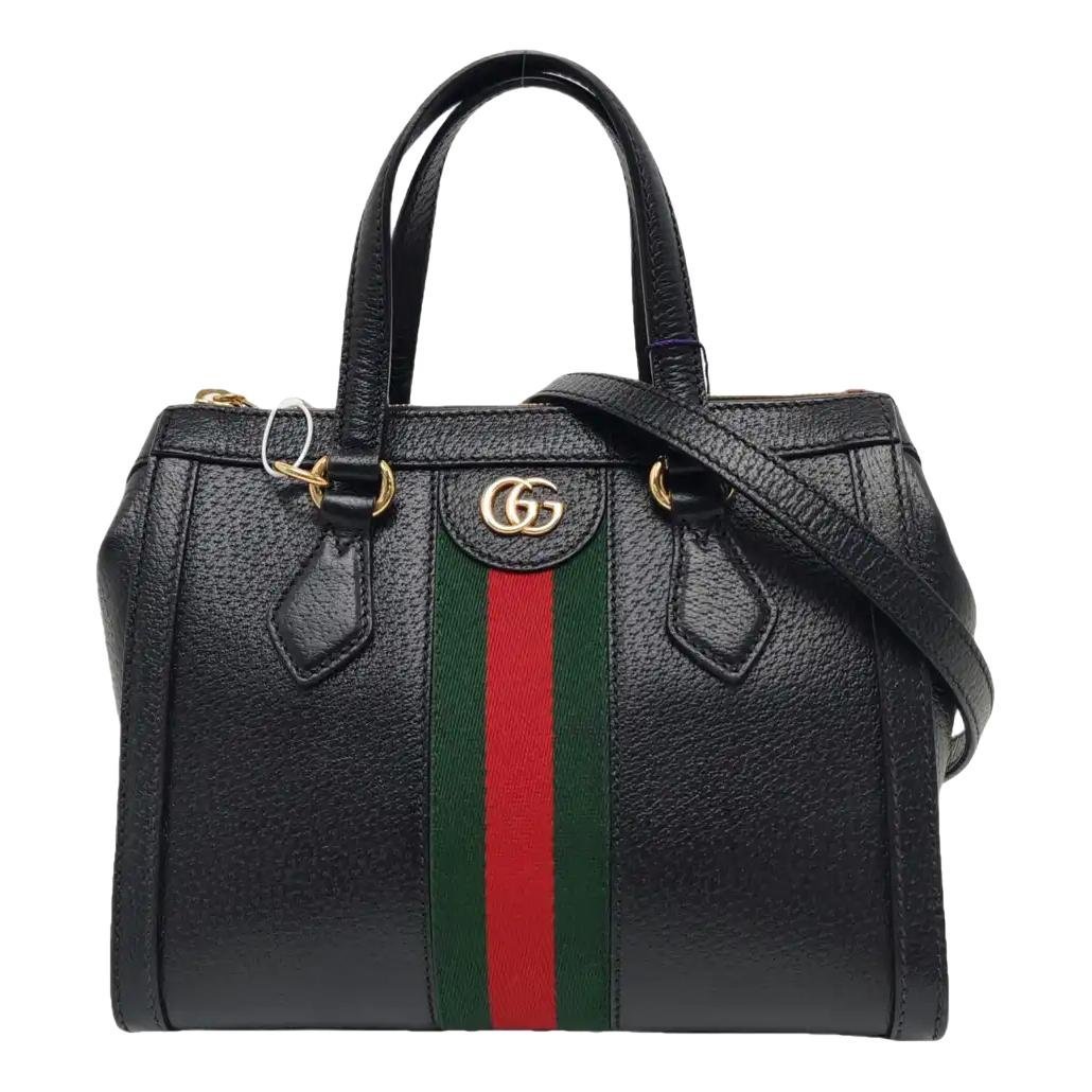Ophidia leather handbag