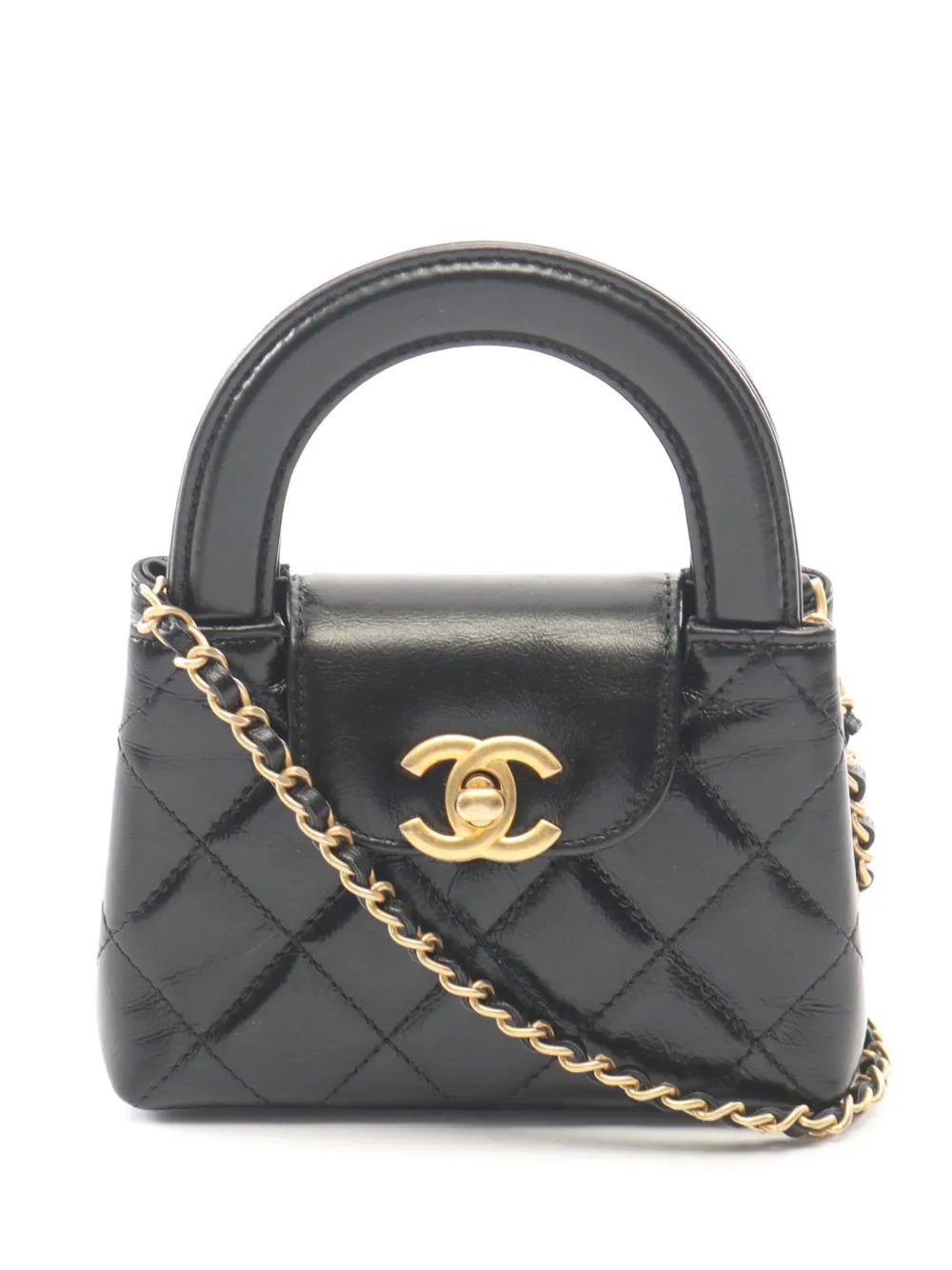 2021-2026 Nano Aged Calfskin Kelly Shopper Bag satchel