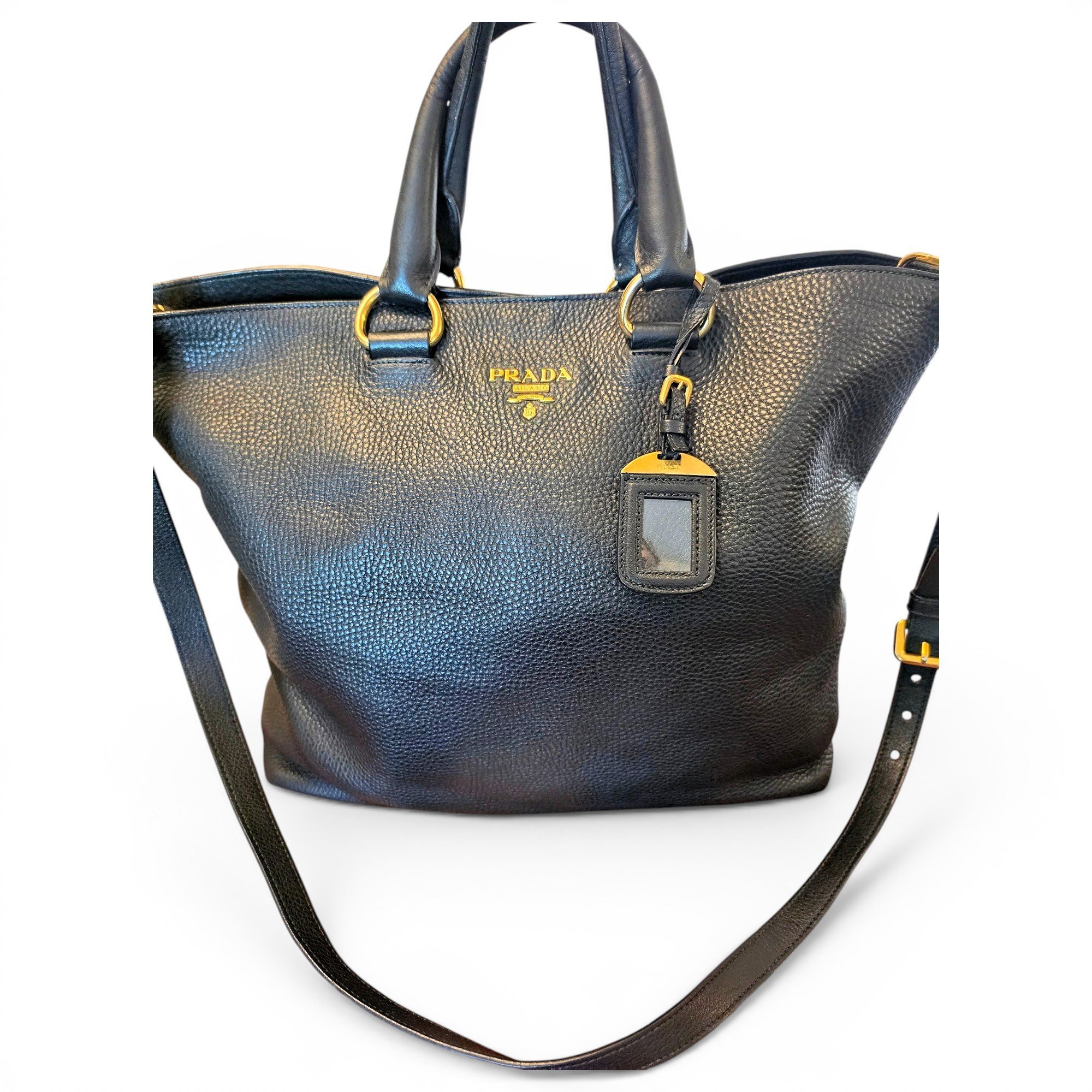 Leather tote