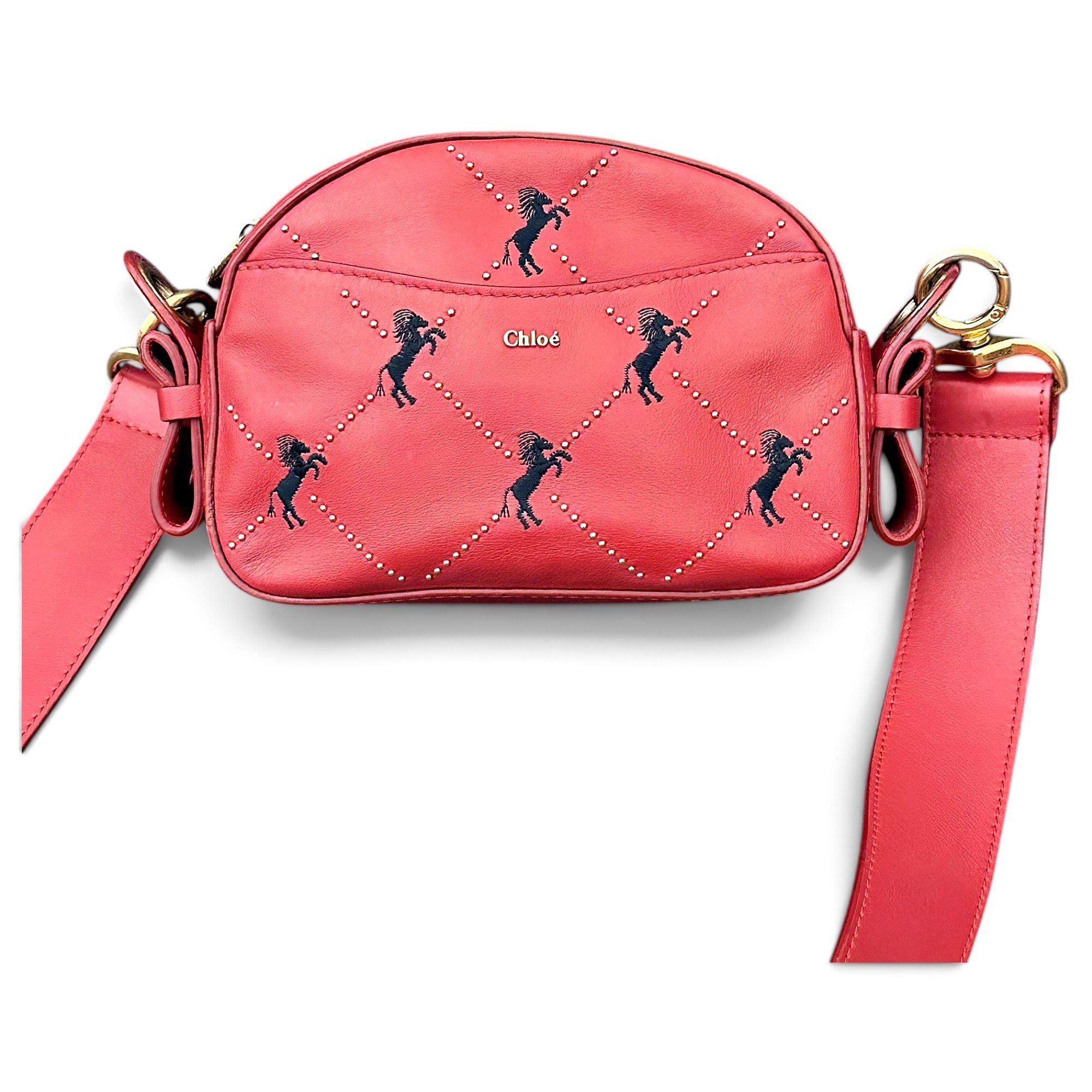 Leather handbag