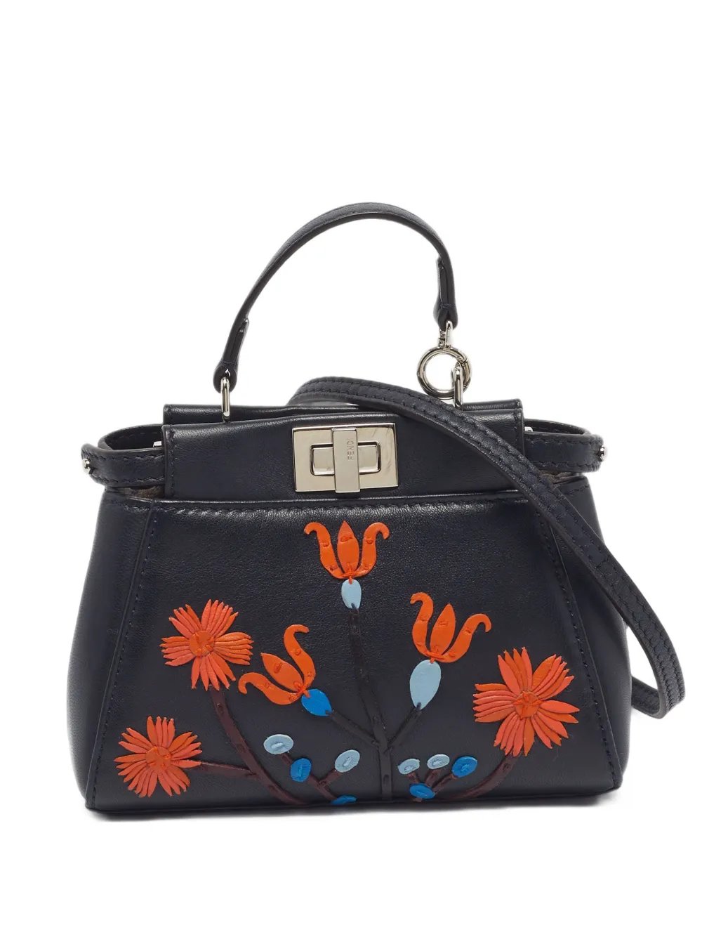 2016 micro Embroidered Peekaboo crossbody bag