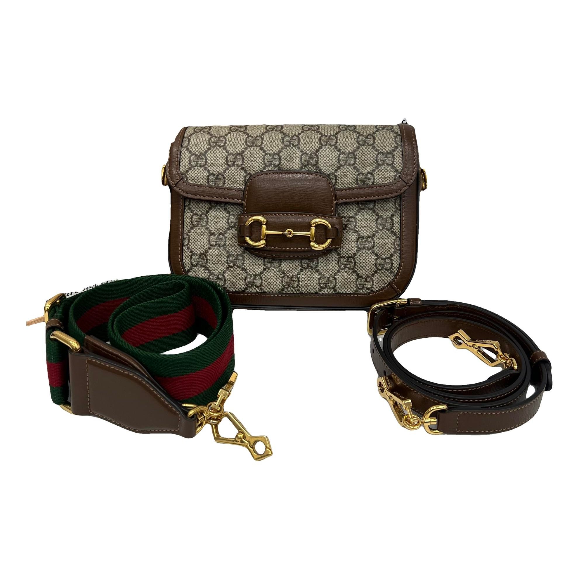 Horsebit 1955 Flap cloth handbag