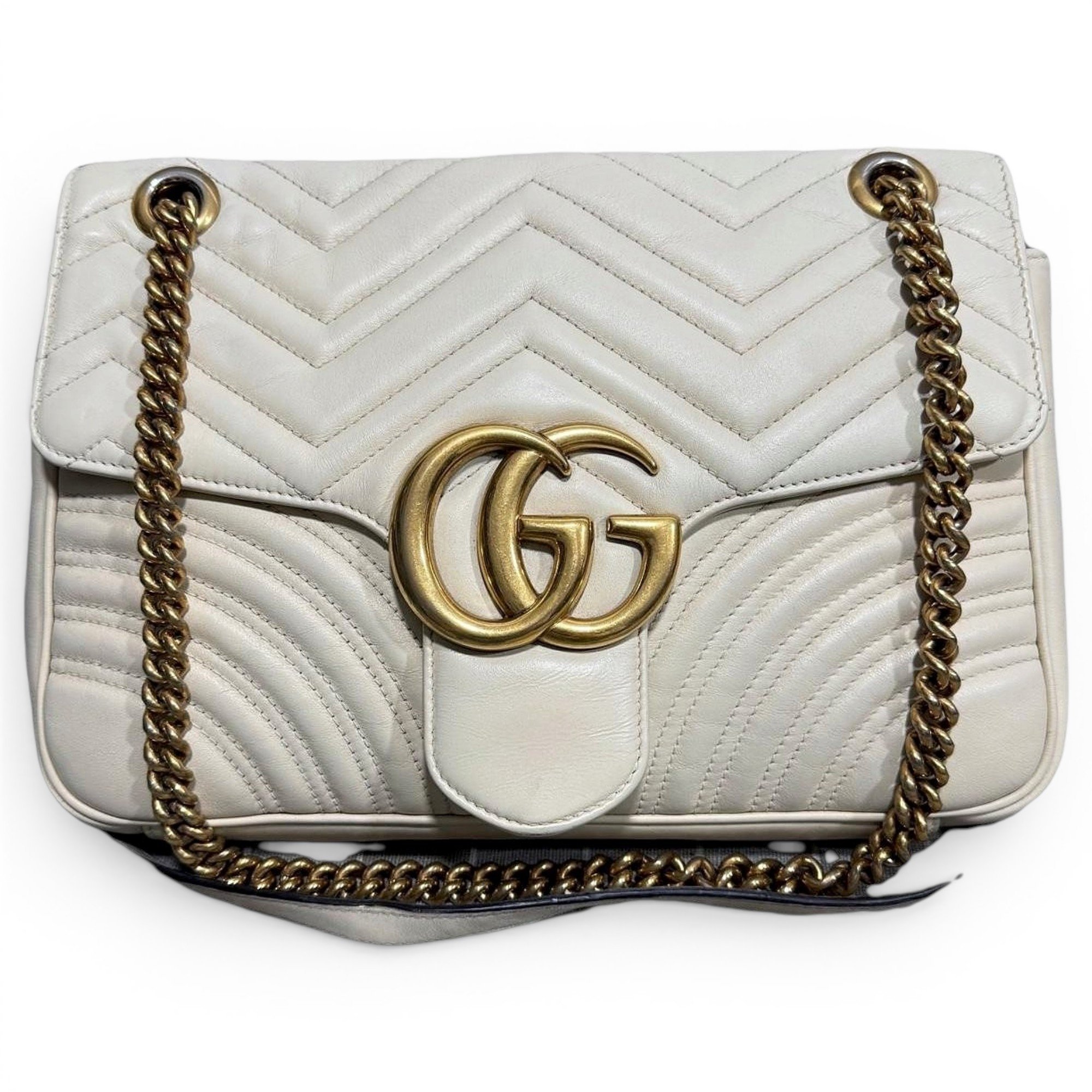 GG Marmont Flap leather handbag