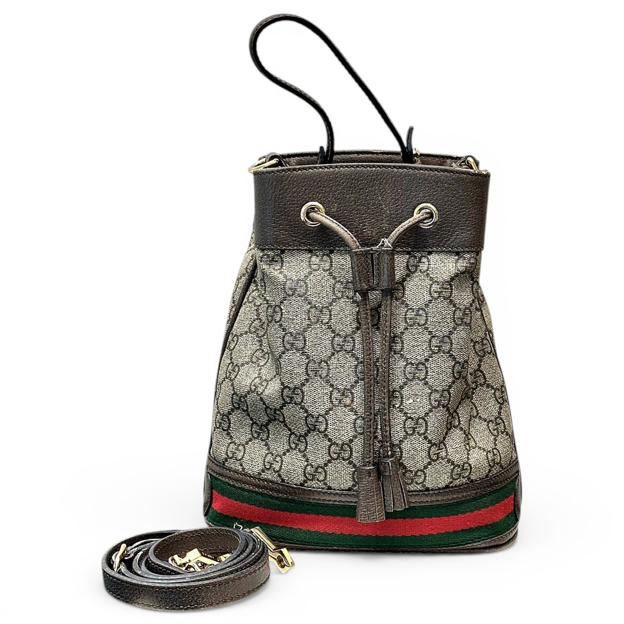 Ophidia Bucket cloth crossbody bag