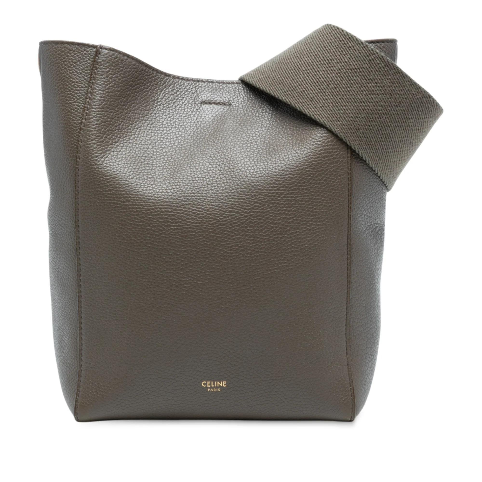 Seau Sangle pony-style calfskin handbag