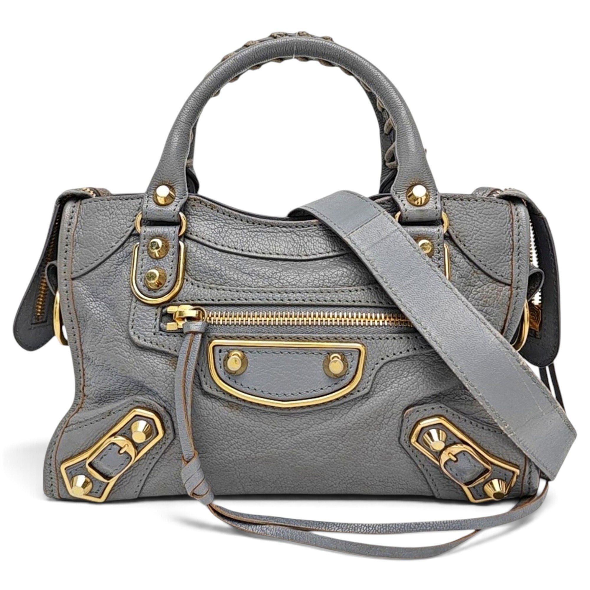 Leather handbag