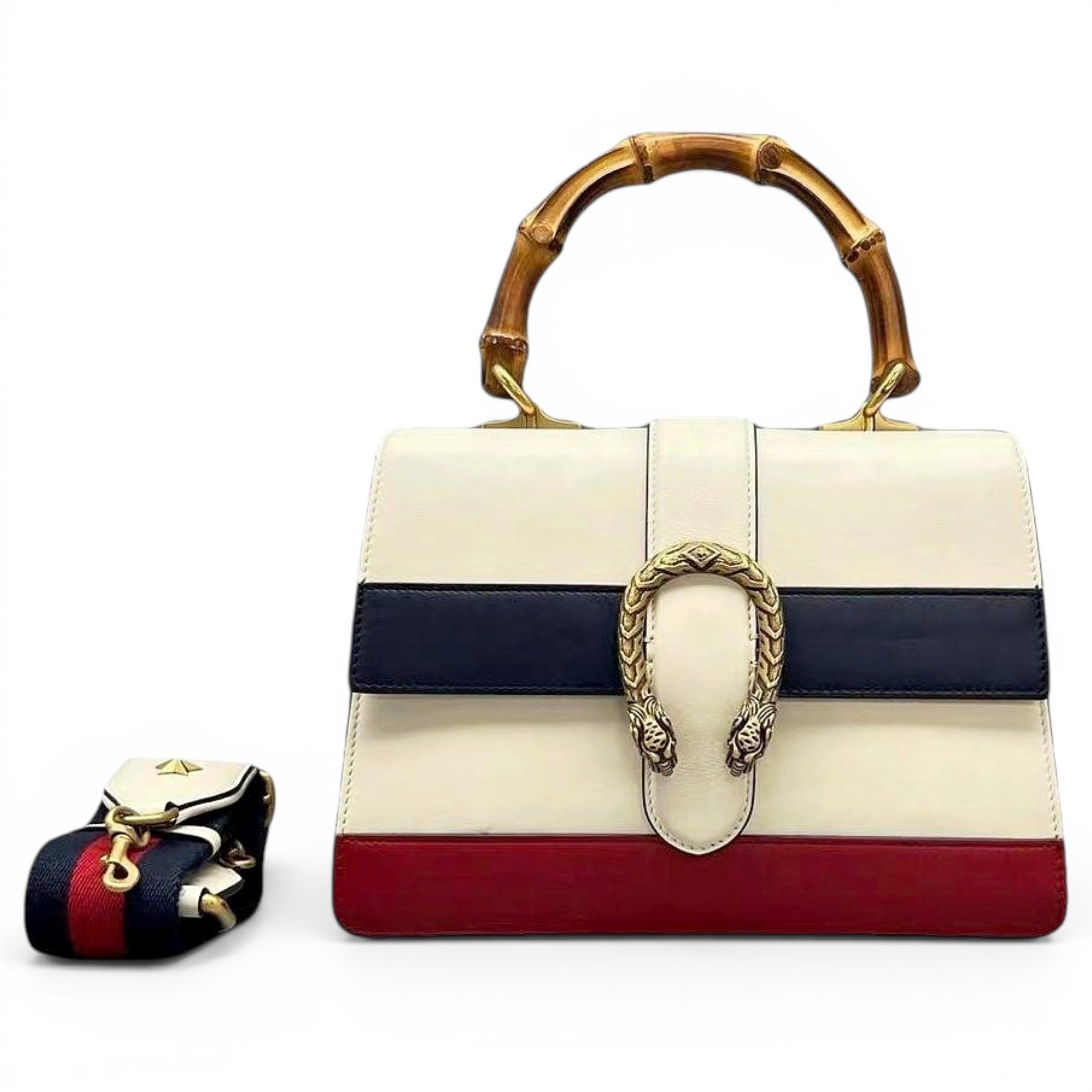 Dionysus Bamboo leather handbag