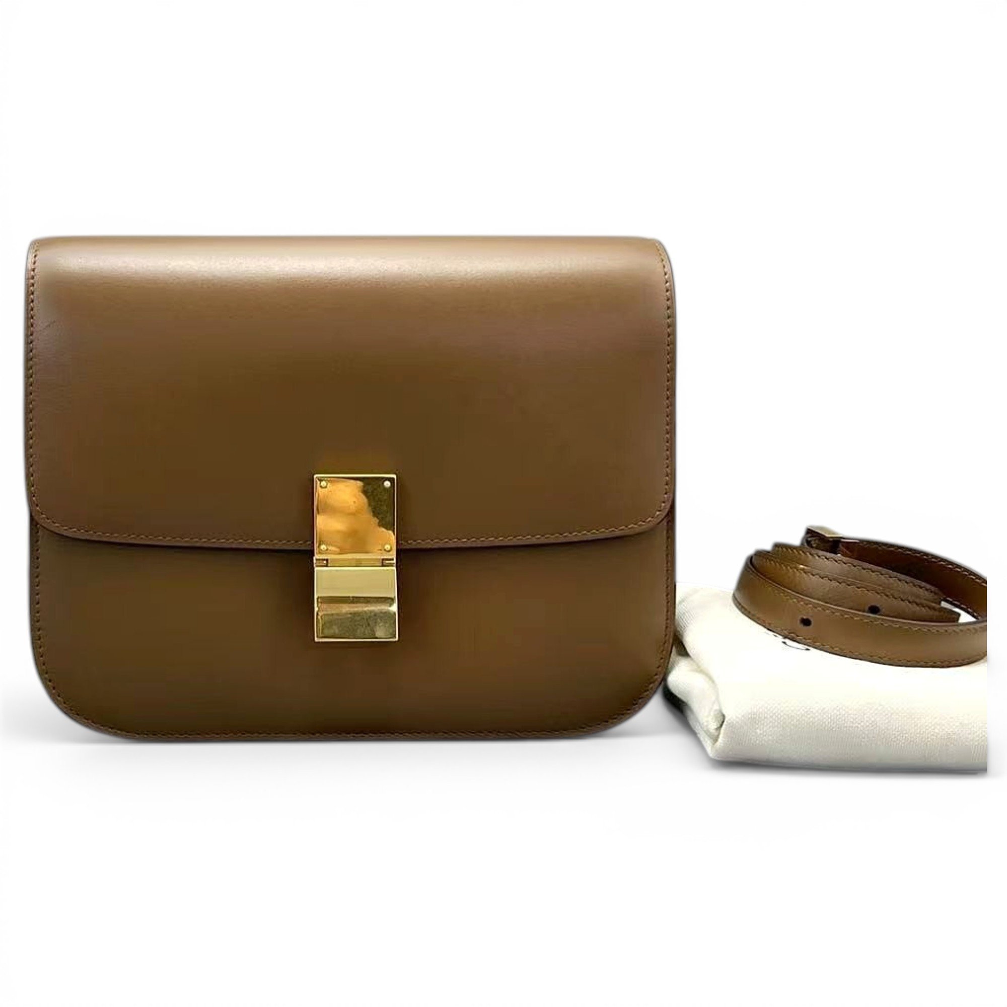 Classic leather handbag
