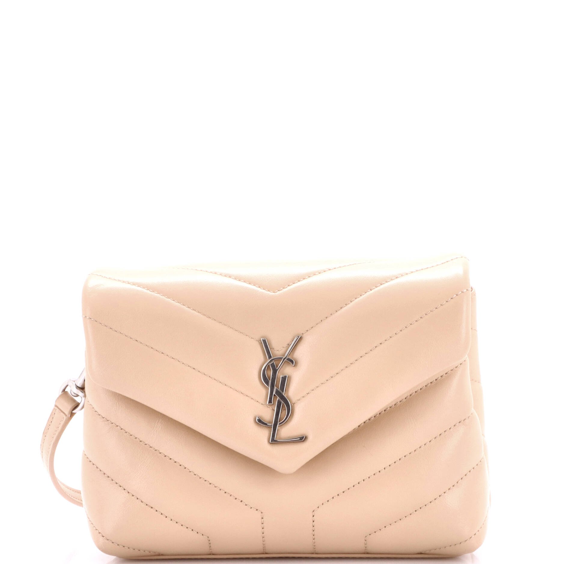 Loulou Shoulder Bag Matelasse Chevron Leather Toy