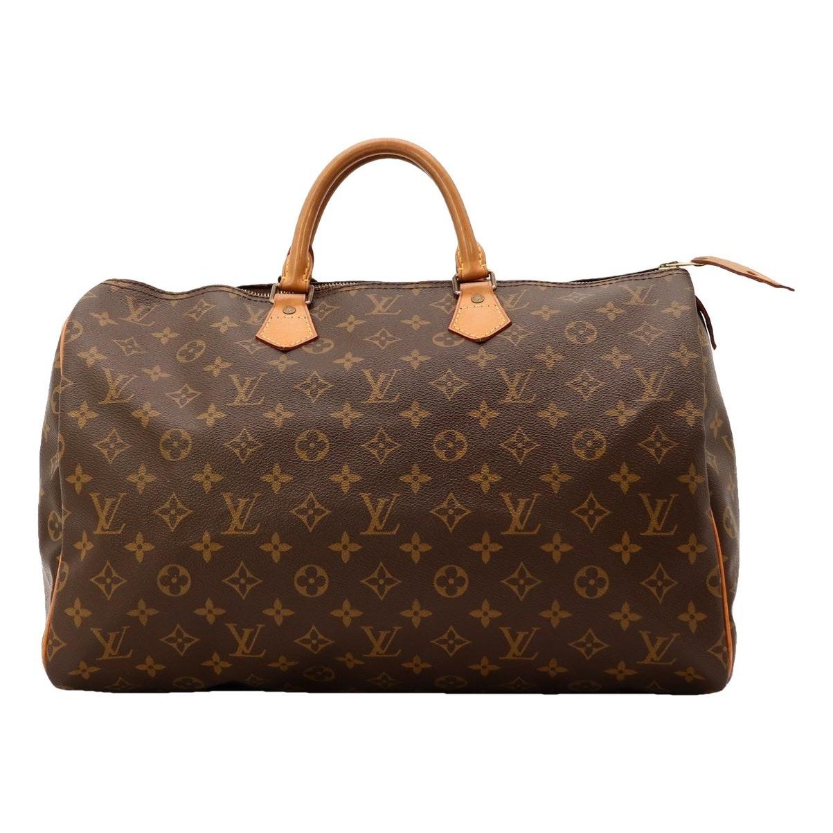 Speedy leather handbag