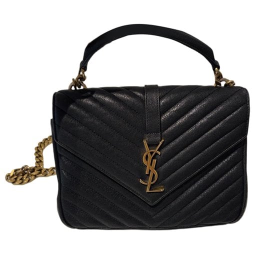 Collége monogramme leather handbag