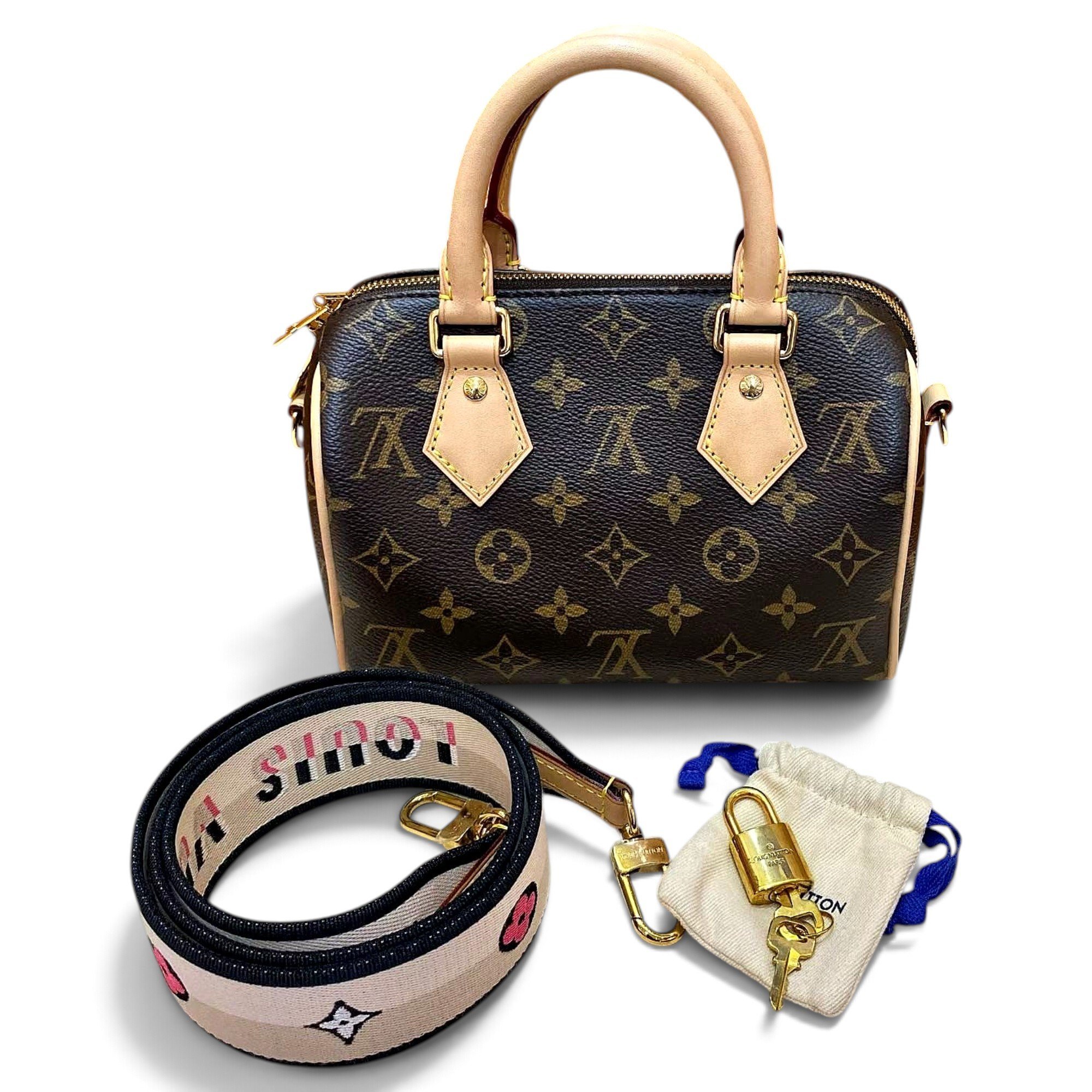 Speedy Bandoulière leather handbag