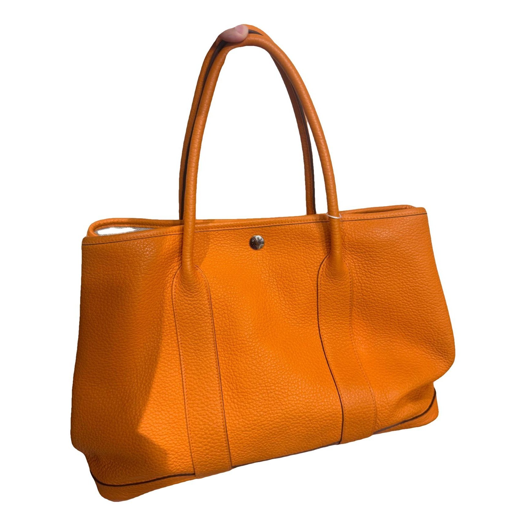 Garden Party leather handbag