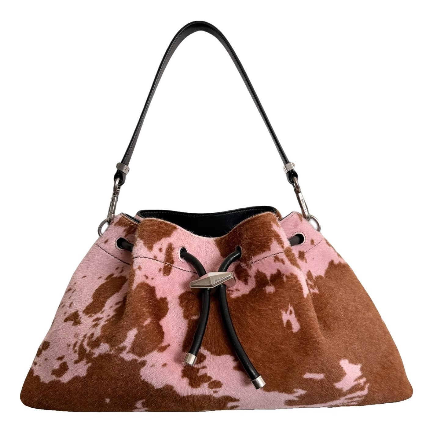 Jimmy Choo Cinch pony-style calfskin handbag