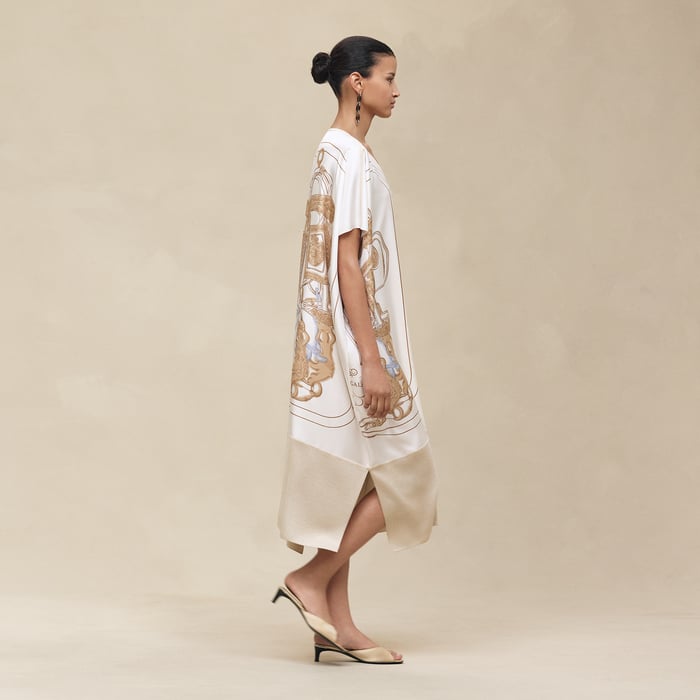 Blanc Nacre "Brides De Gala" Caftan