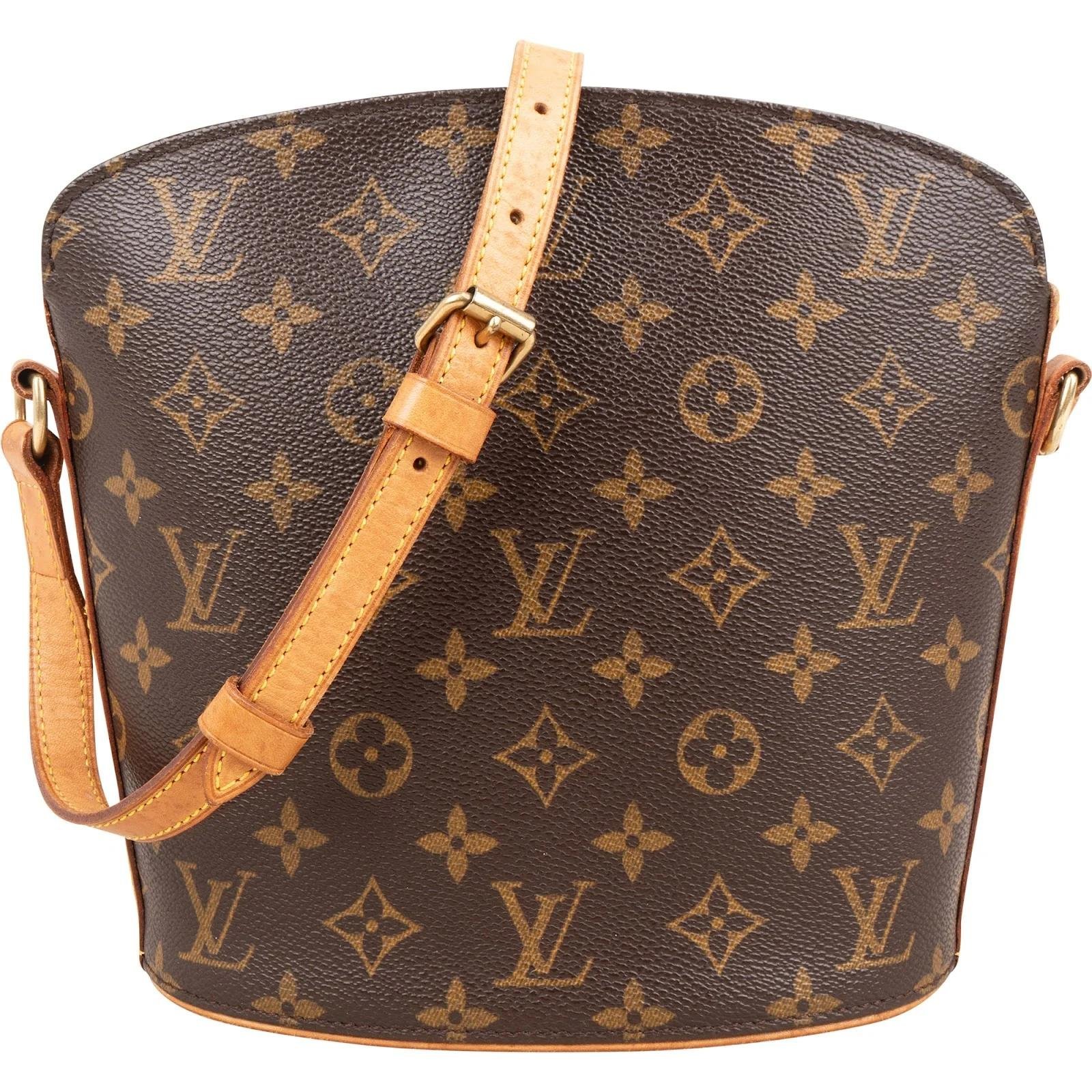 Louis Vuitton Drouot leather crossbody bag