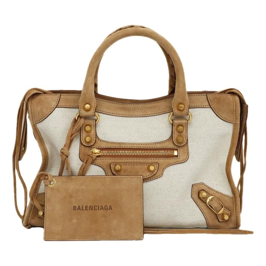 City pony-style calfskin handbag
