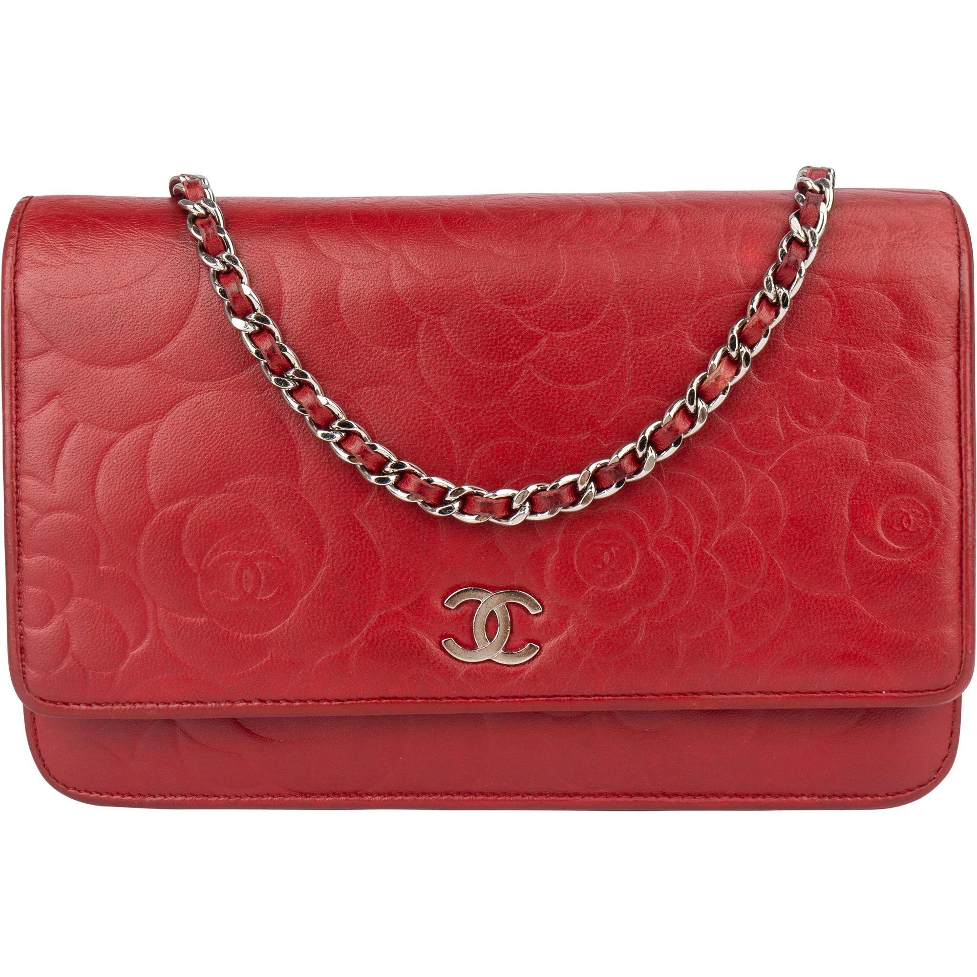 Wallet On Chain Timeless/Classique leather crossbody bag