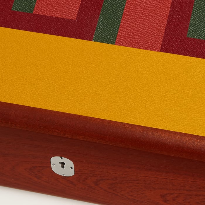 Jaune Ambre Casaque Perspectives Indiennes Watch Box