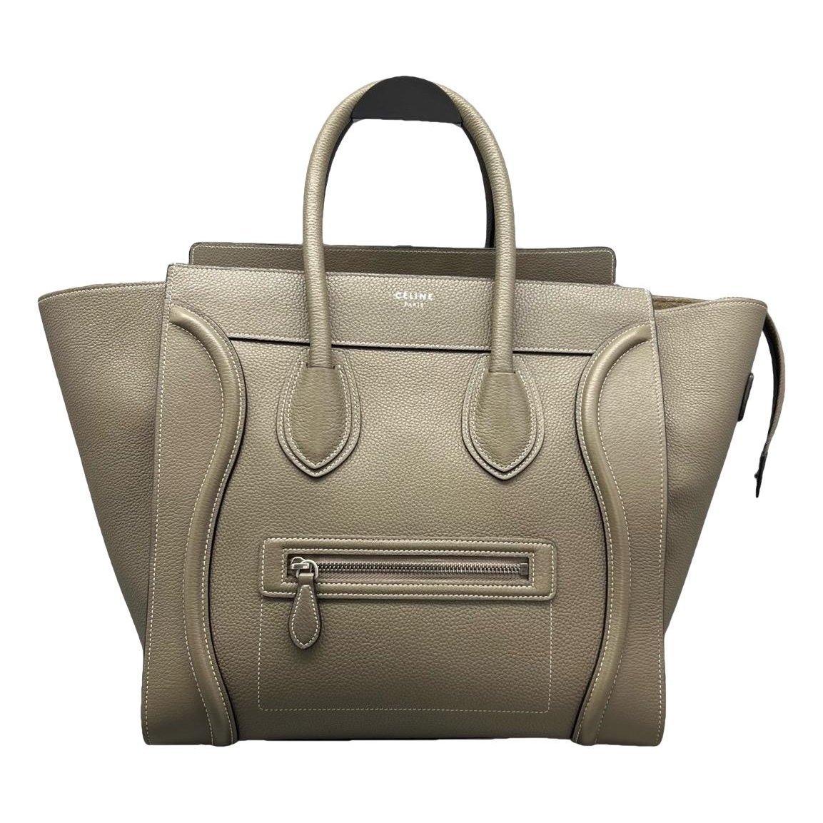 Luggage leather tote